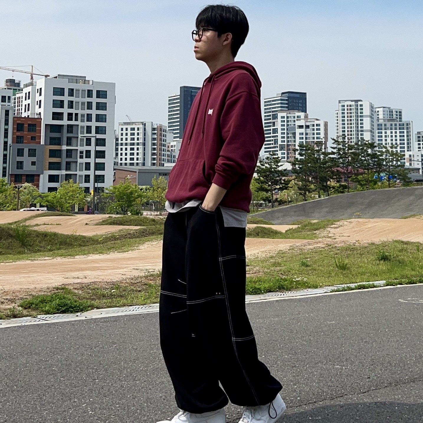 Nike Air Force 1 '07 Low White 착용 스타일 - 3