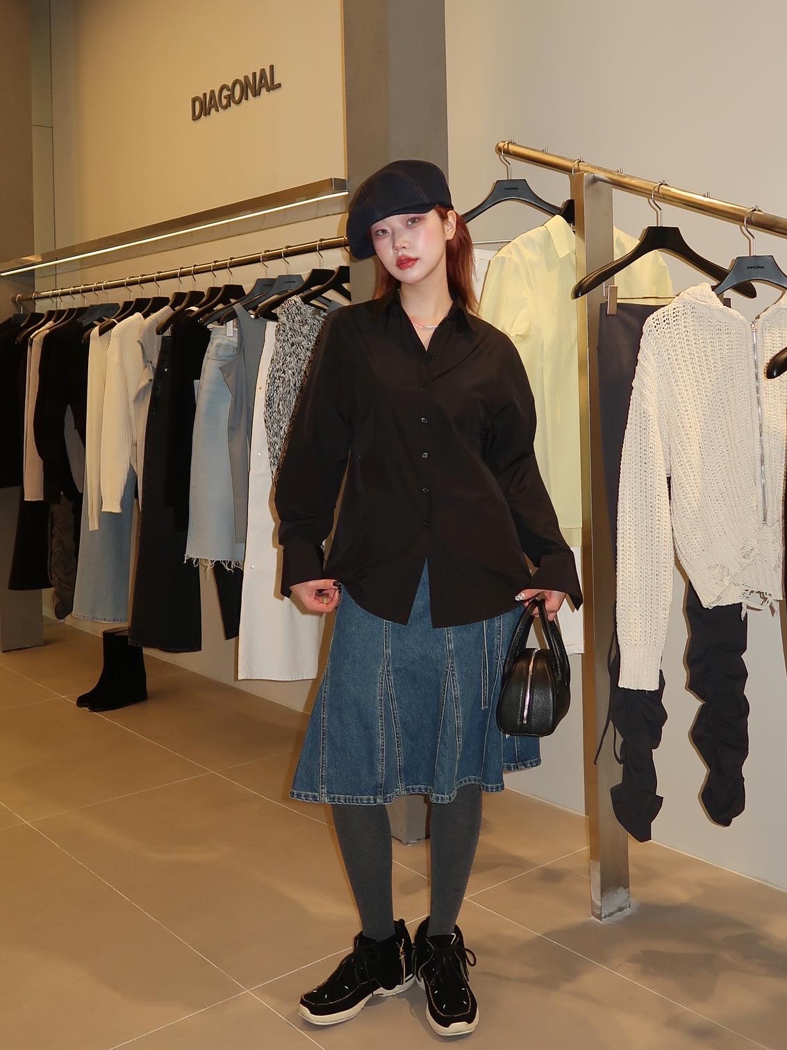 Visvim FBT Lhamo Folk Black - 23SS 착용 스타일 - 1