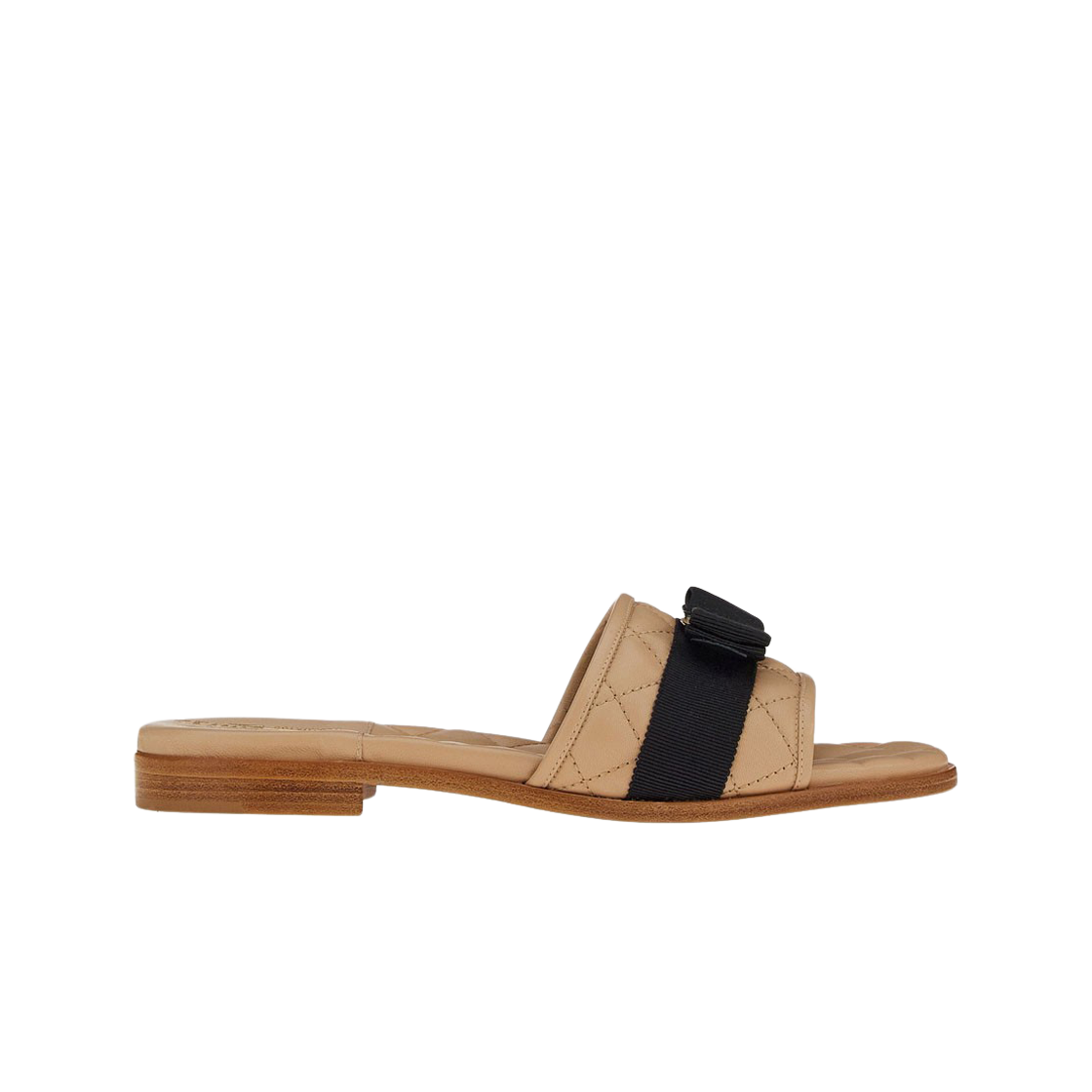 01D474-754668 (W) Ferragamo Vara Bow Slide Cookie - C