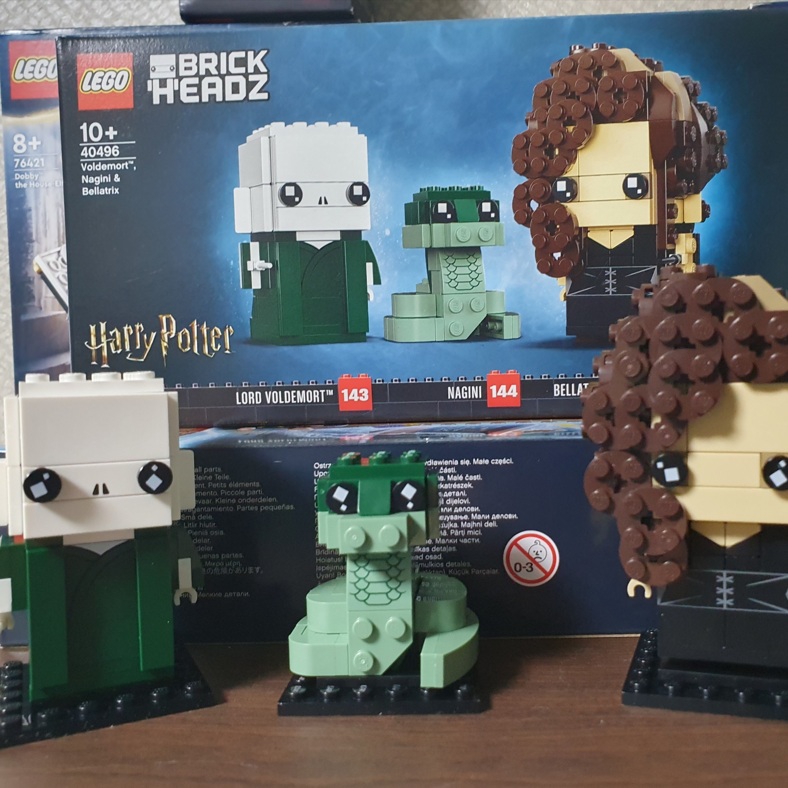 Lego Brickheadz Voldemort, Nagini & Bellatrix 착용 스타일