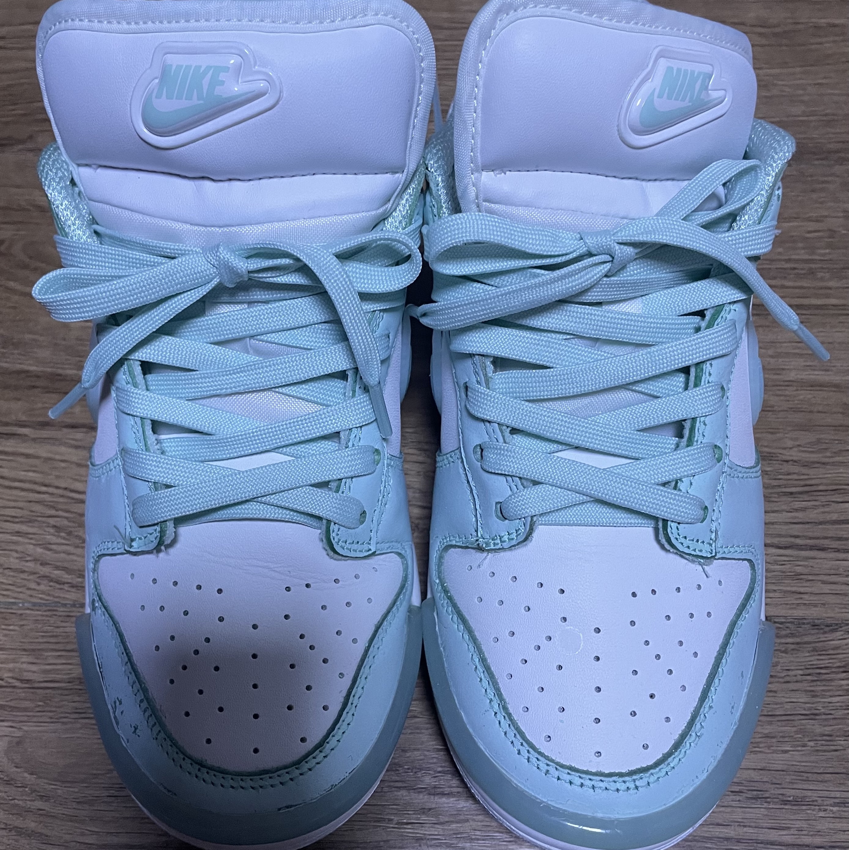 (W) Nike Dunk Low Twist Jade Ice 착용 스타일 - 5