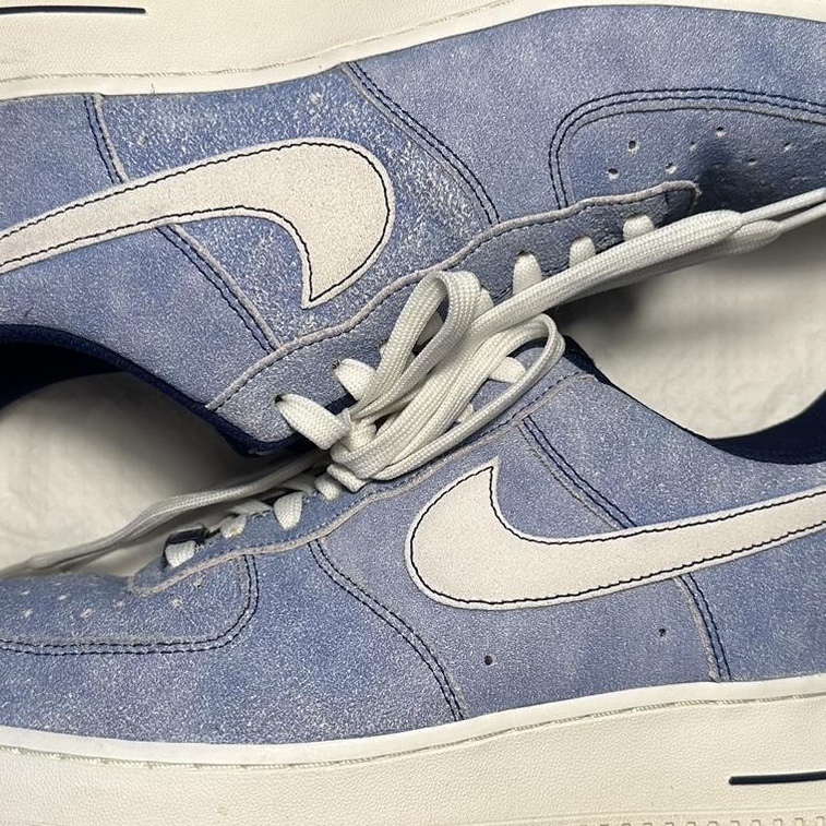 Nike Air Force 1 '07 LV8 Dusty Blue 착용 스타일
