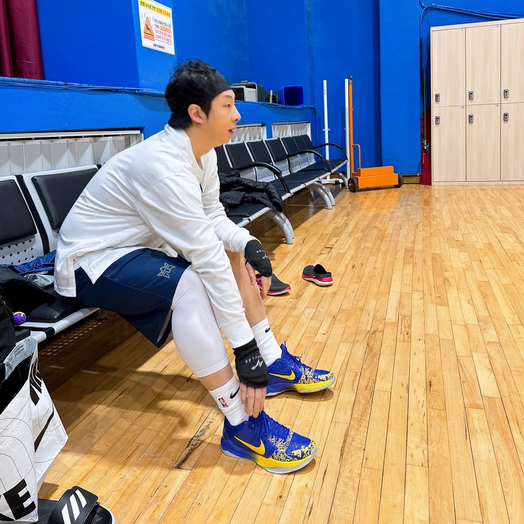 Nike Kobe 6 Protro White Del Sol, Nike Kobe 5 Protro 5 Rings 착용 스타일 - 2