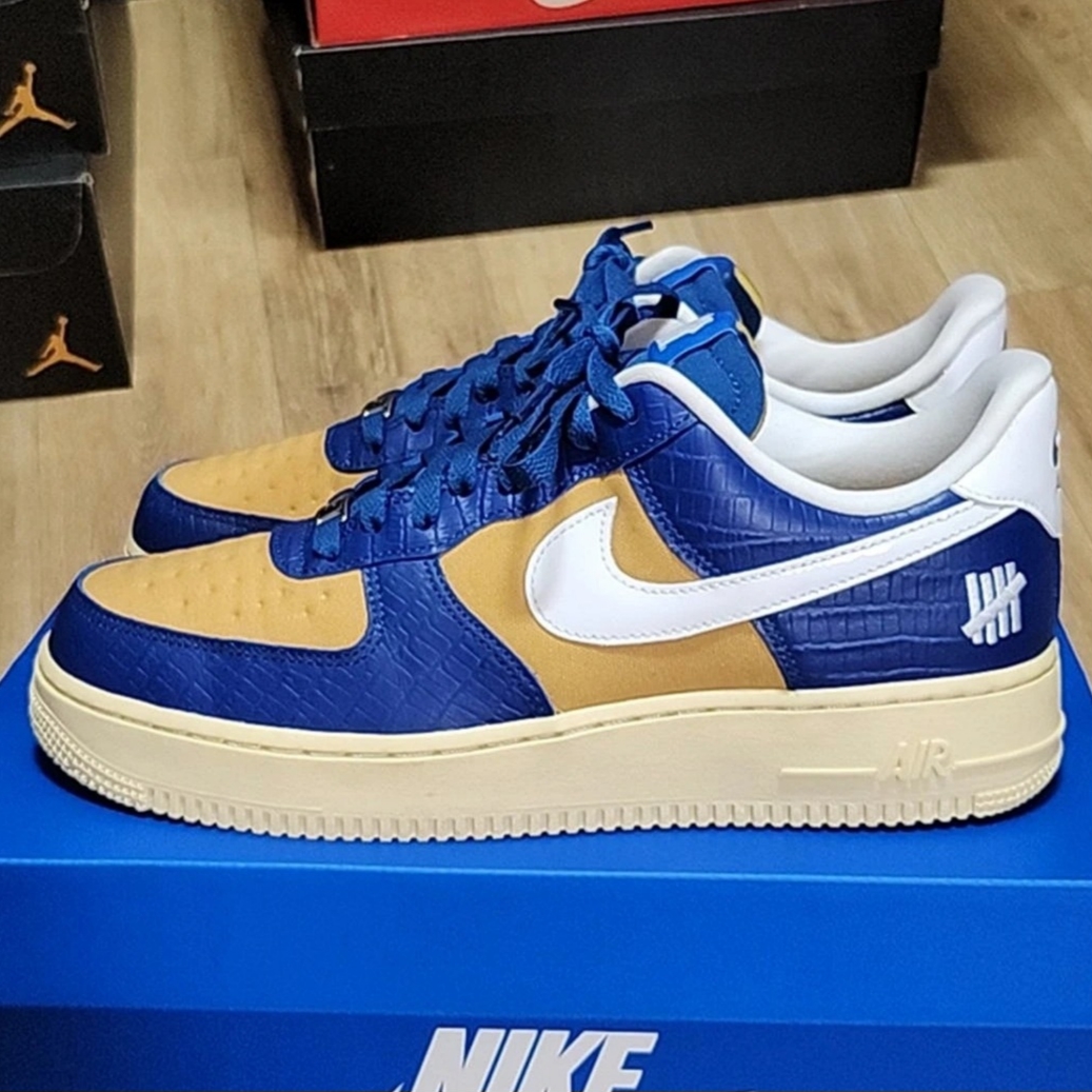 Nike x Undefeated Air Force 1 Low SP 5 On It Court Blue 착용 스타일