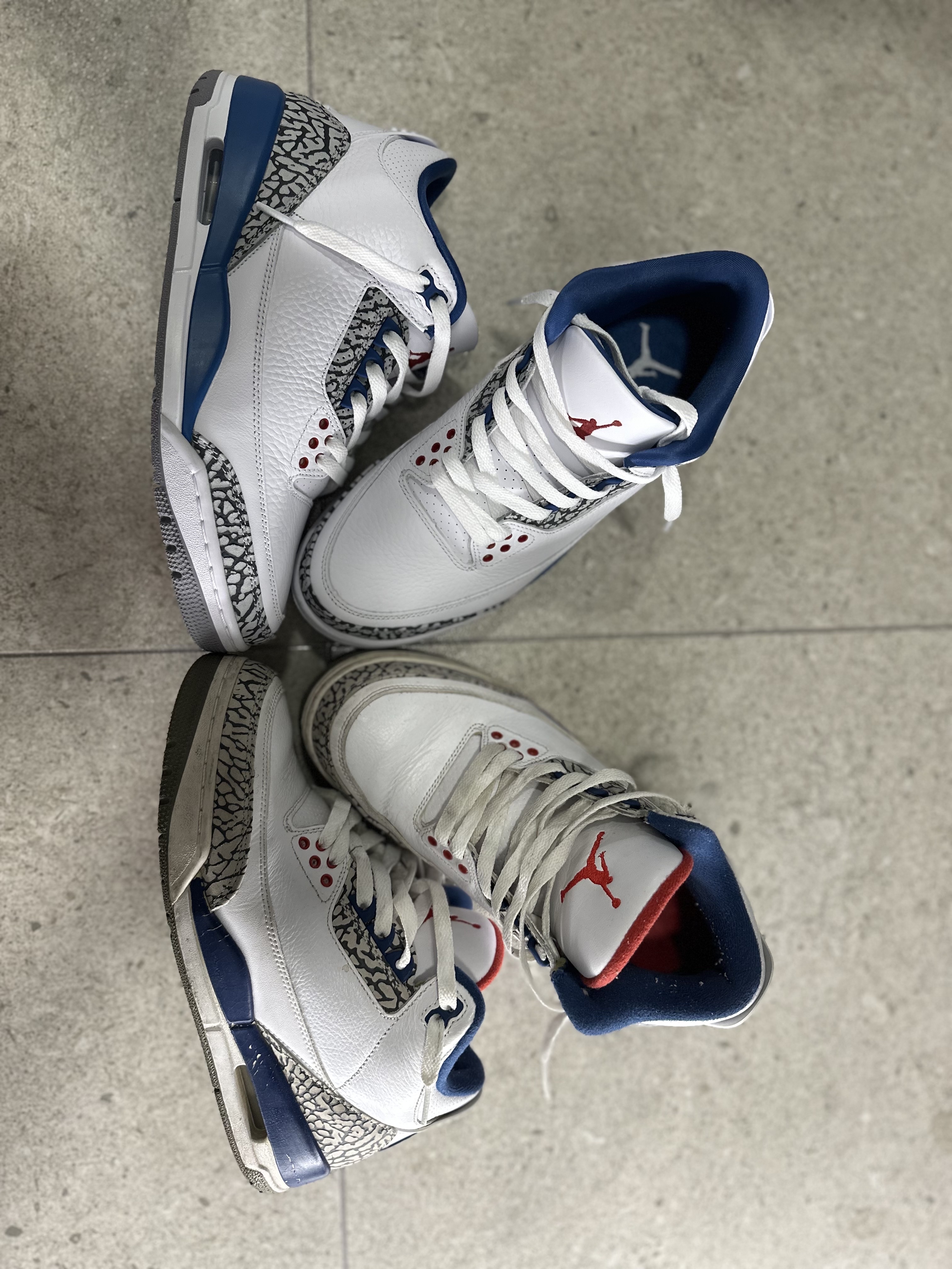 Jordan 3 Retro True Blue and Copper, Jordan 3 Retro OG True Blue 2016 착용 스타일 - 2