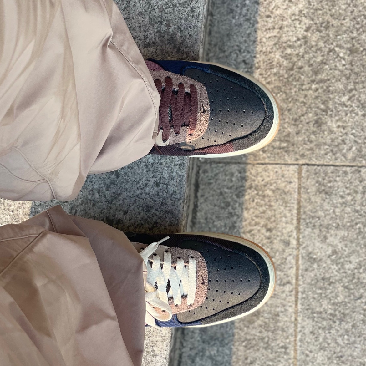 Nike x Off-White NRG Track Suit Khaki - Asia, Jordan 1 Retro High OG Chicago 2022 착용 스타일 - 2