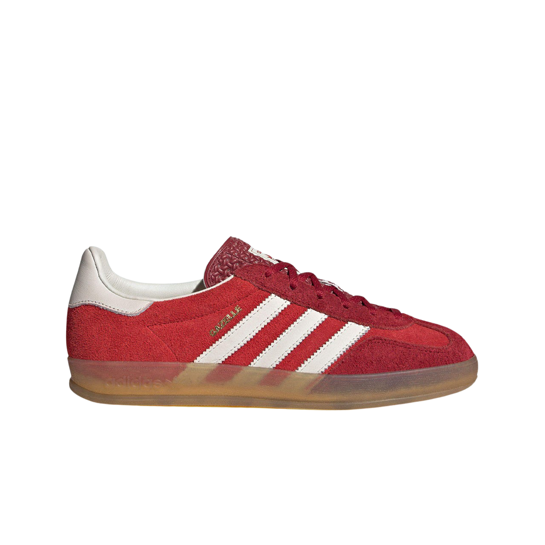 (W) 아디다스 가젤 인도어 액티브 마룬 오프 화이트((W) Adidas Gazelle Indoor Active Maroon Off White)