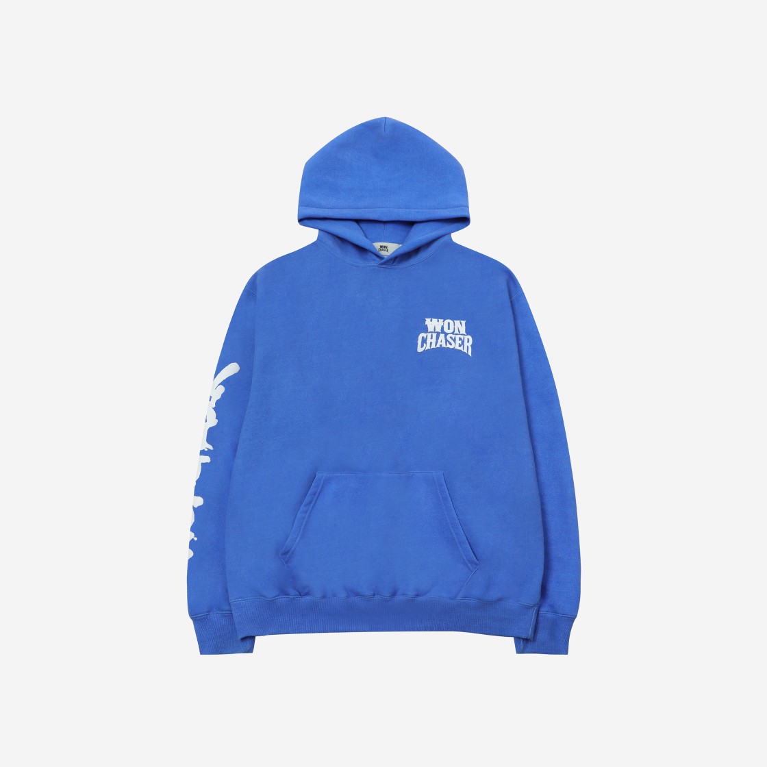 Won Chaser Vintage Hoodie Blue 상세 이미지 1