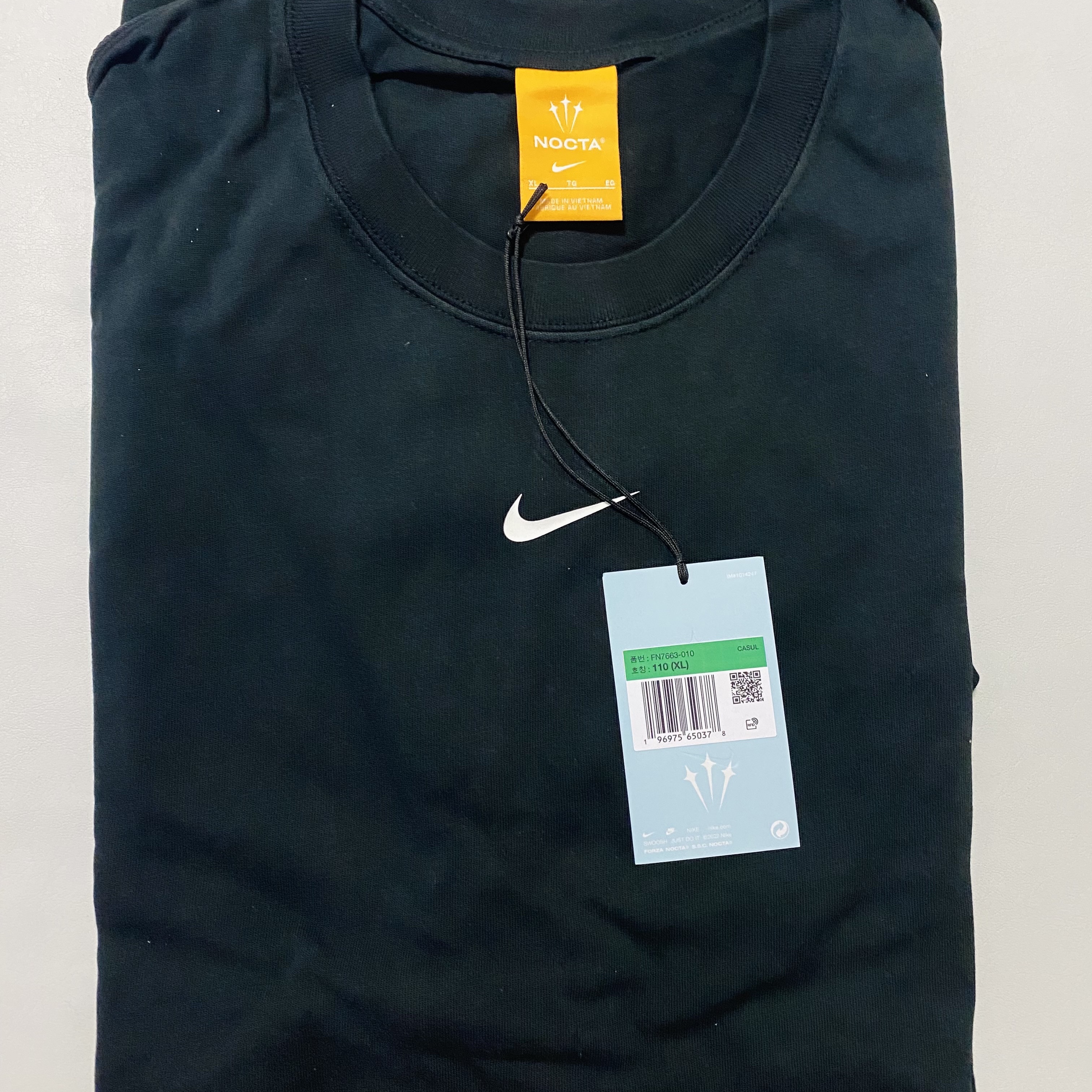 Nike x Drake Nocta Max 90 T-Shirt Black (FN7663-010) 착용 스타일