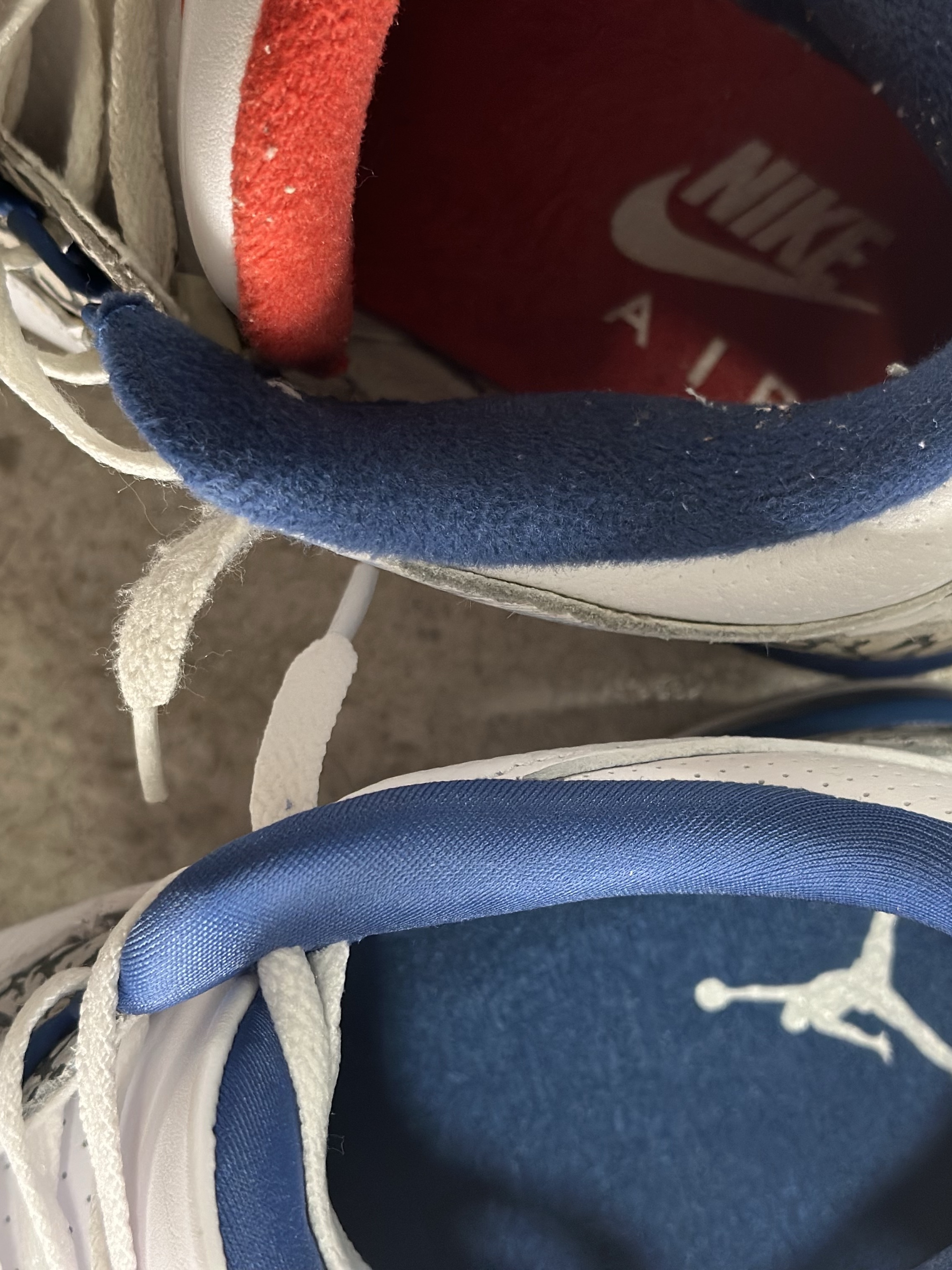 Jordan 3 Retro True Blue and Copper, Jordan 3 Retro OG True Blue 2016 착용 스타일 - 1