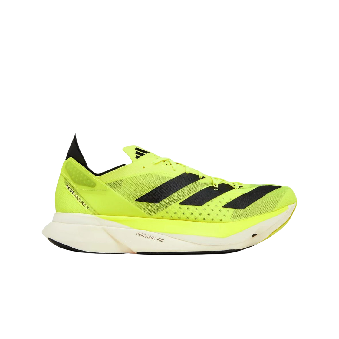 아디다스 아디제로 아디오스 프로 3 솔라 옐로우 코어 블랙(Adidas Adizero Adios Pro 3 Solar Yellow Core Black)