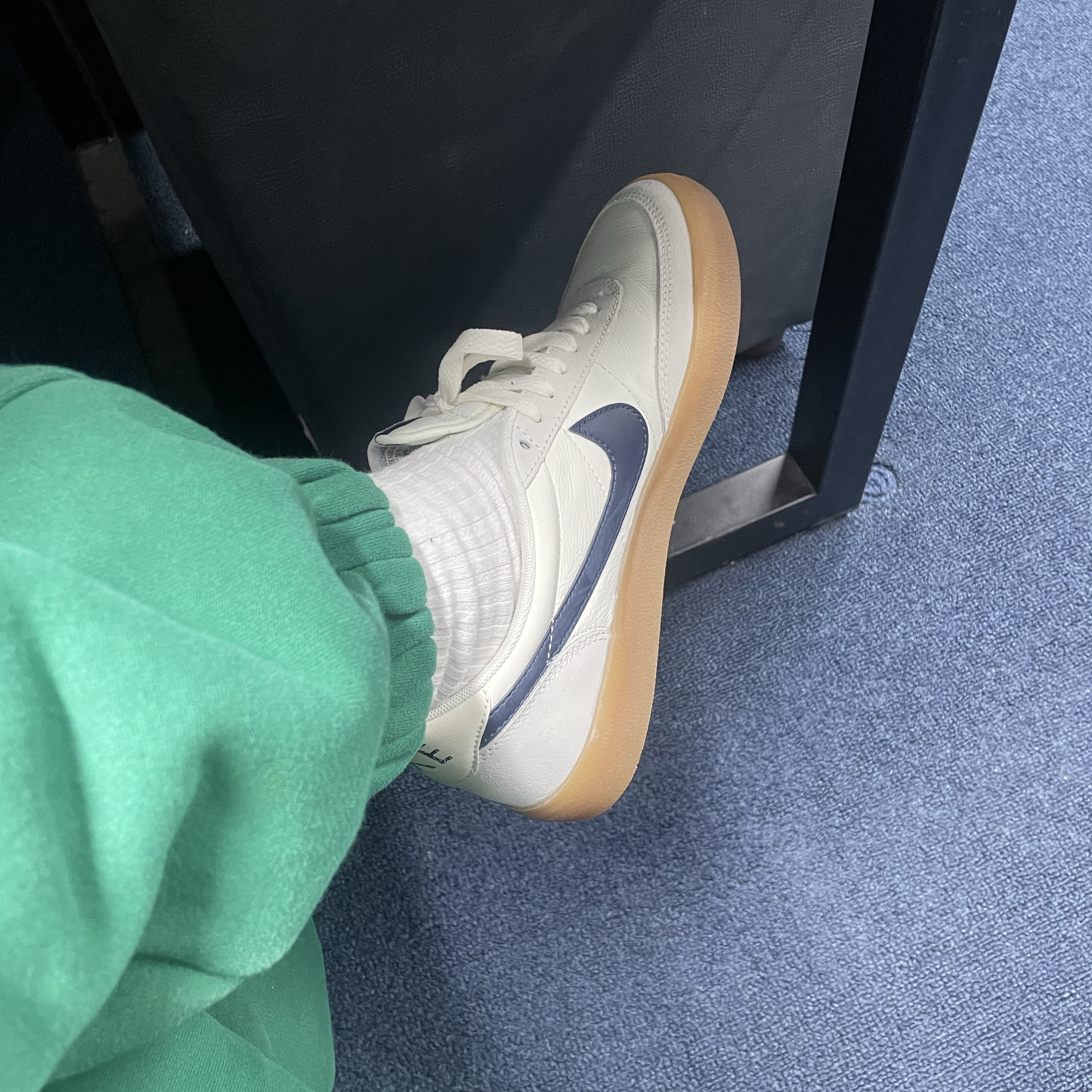 Nike x J.Crew Killshot 2 Sail Midnight Navy 착용 스타일