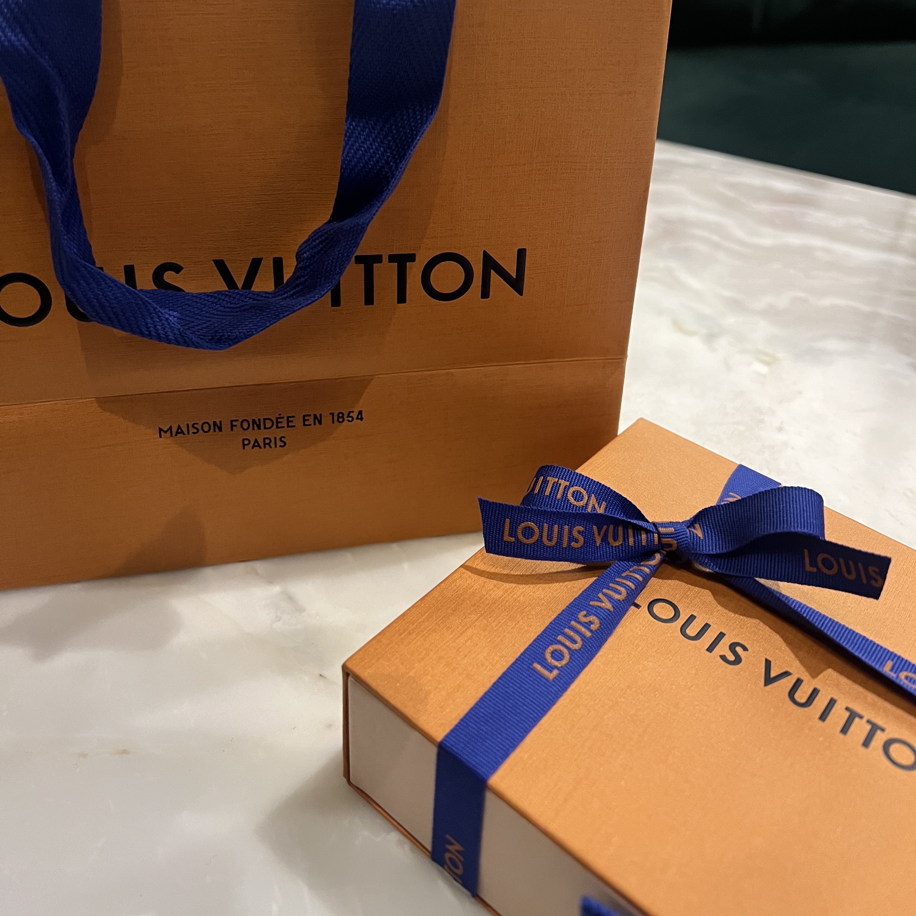 Louis Vuitton Monogram Chain Necklace Silver 착용 스타일 - 1