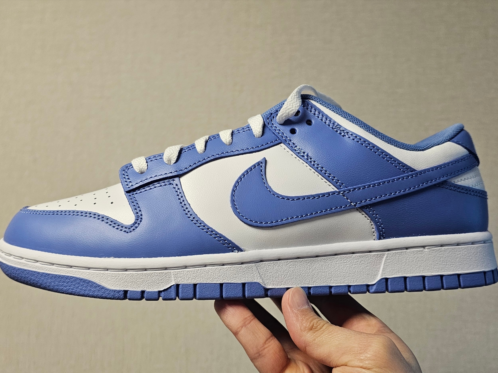 Nike Dunk Low Retro White Polar Blue 착용 스타일