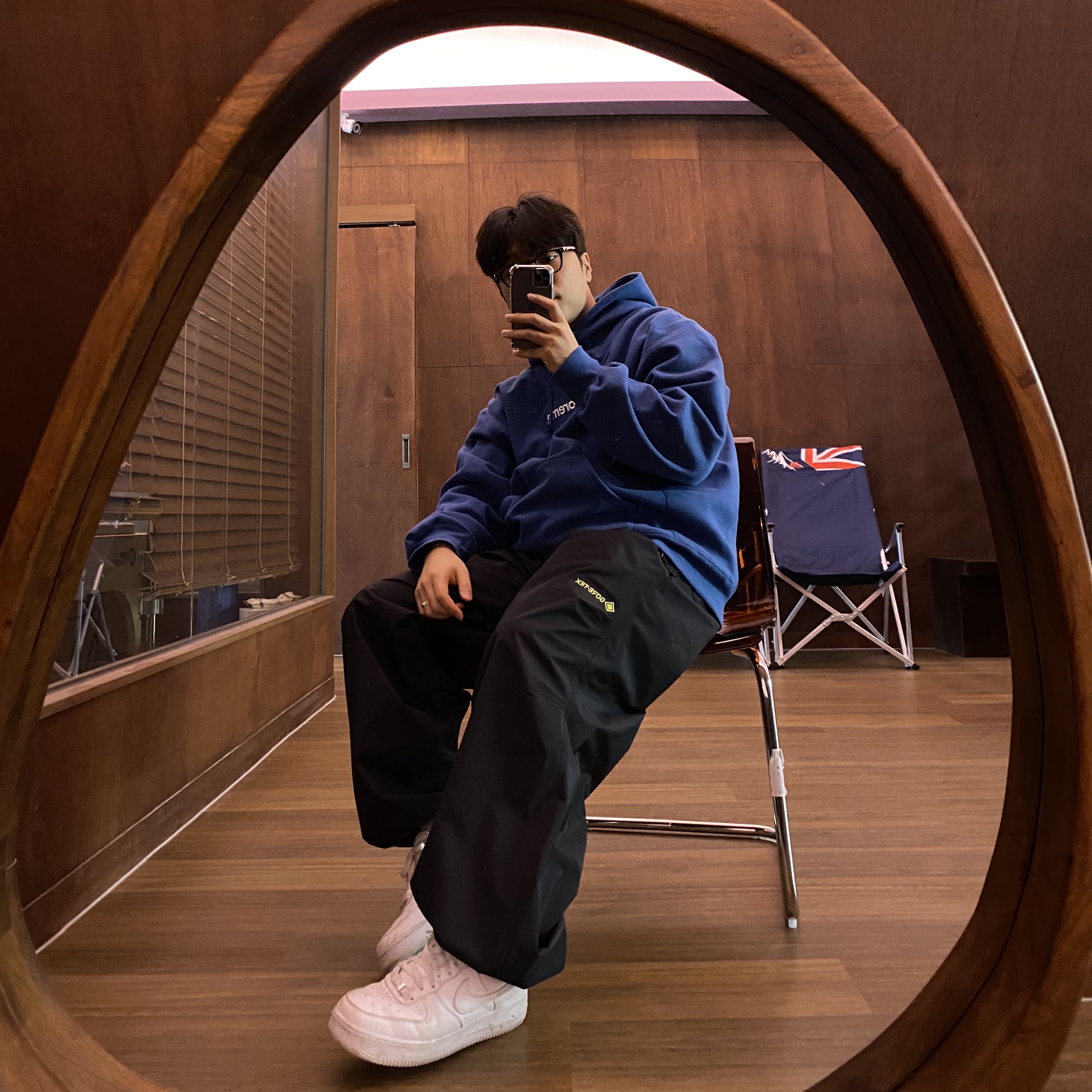 Stussy Gore-Tex Over Trouser Black 착용 스타일