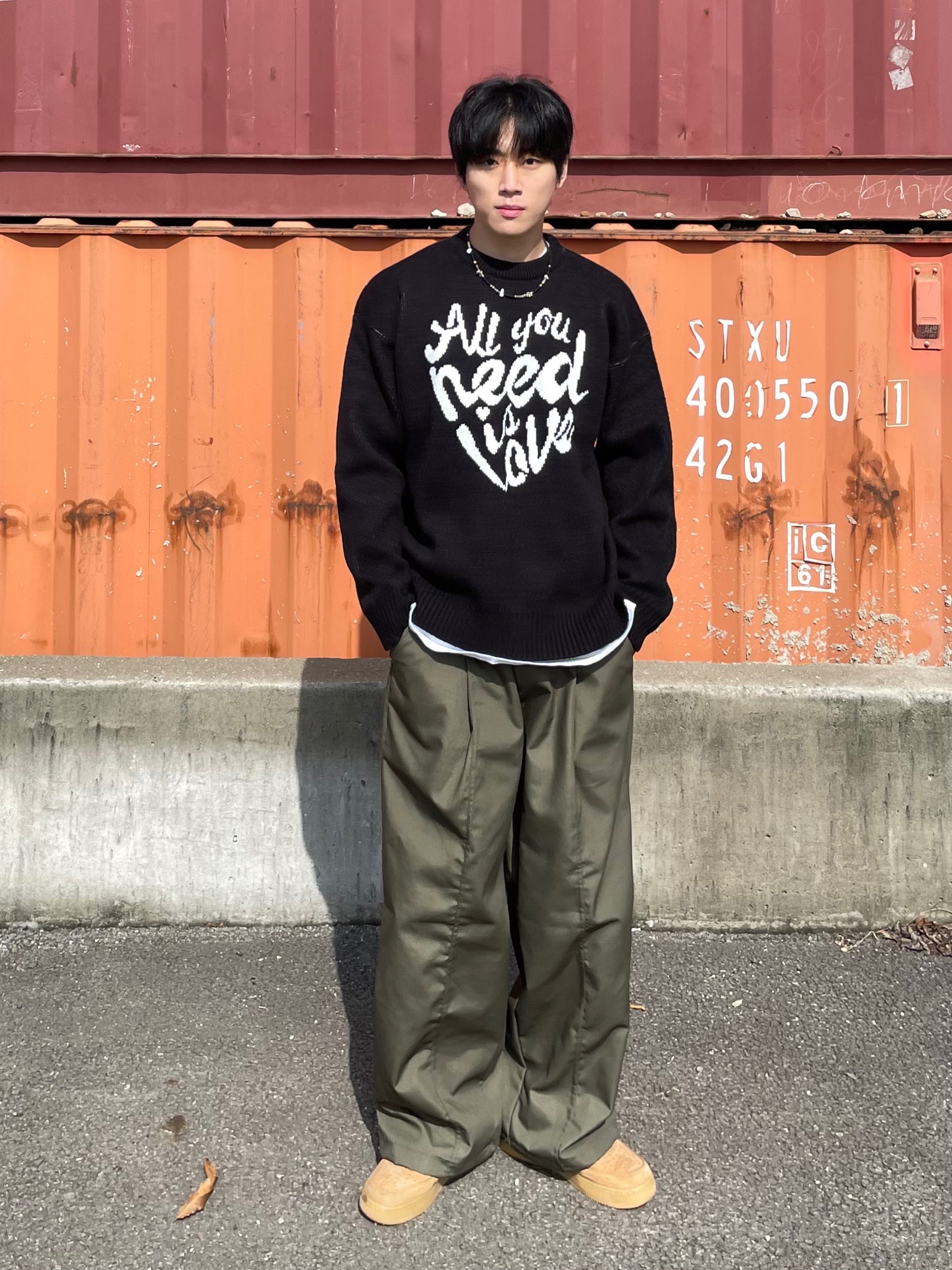 Nike Air Force 1 '07 WB Flax 착용 스타일 - 1