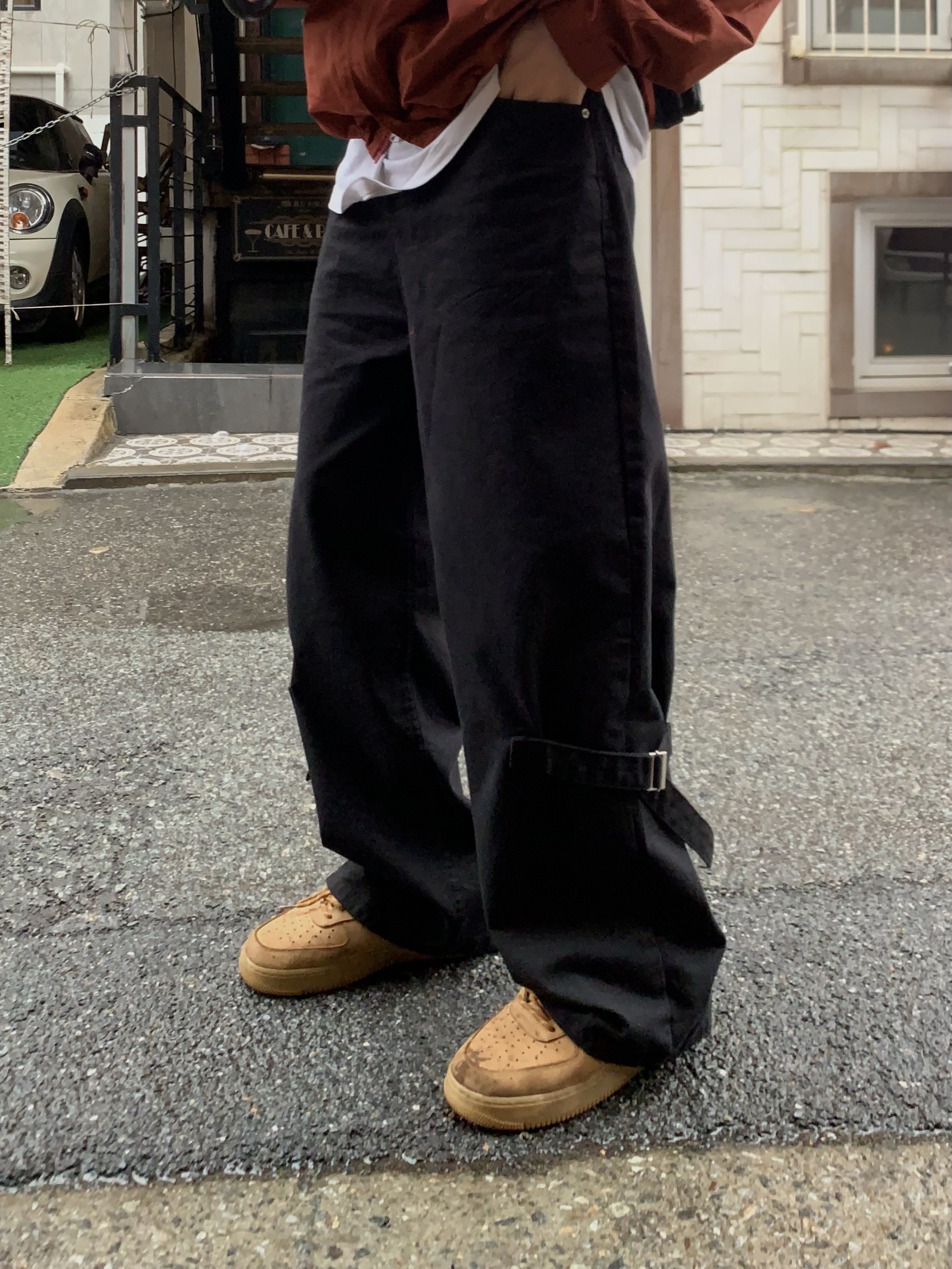 Nike Air Force 1 '07 WB Flax 착용 스타일 - 4