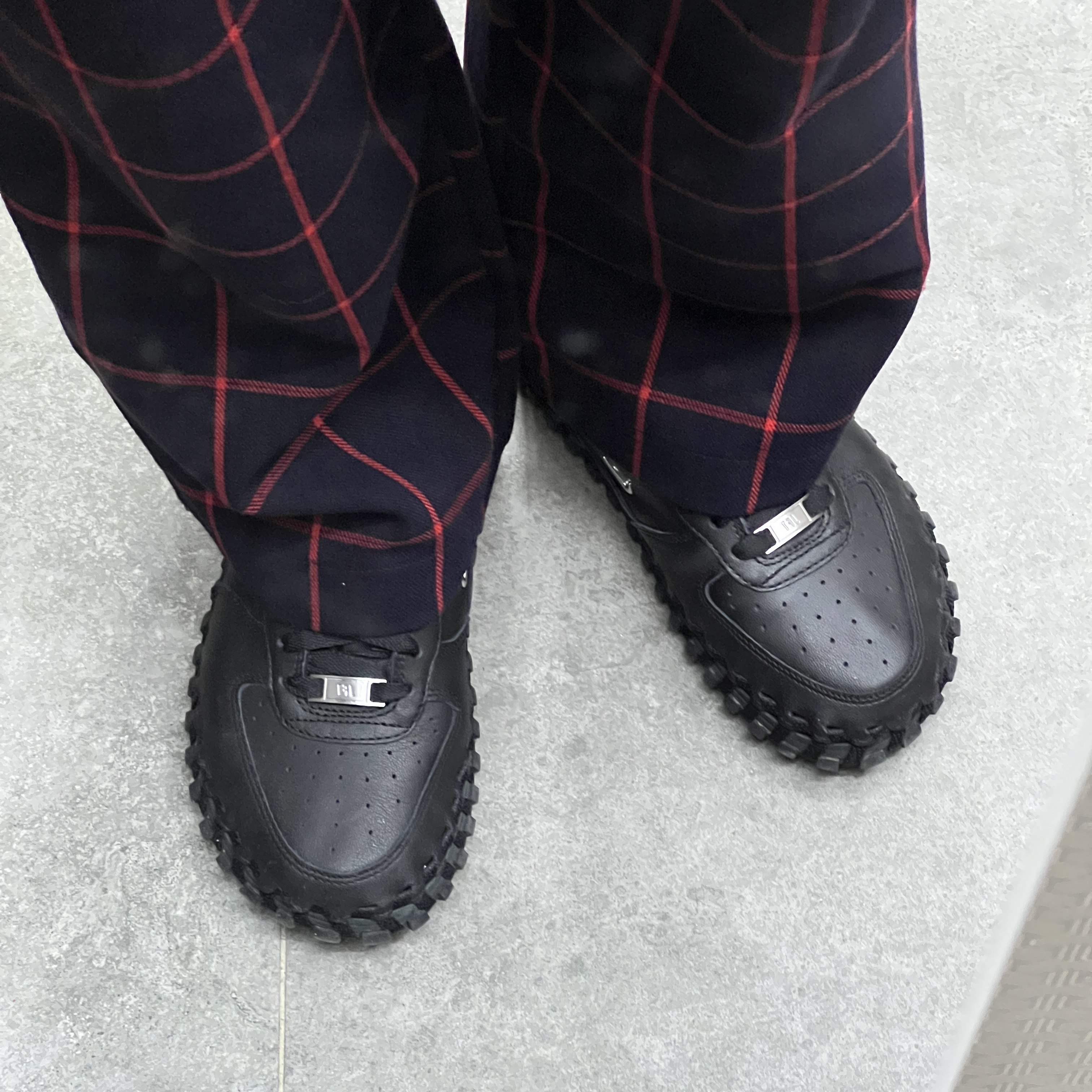 Nike x Jacquemus J Force 1 Low LX SP Black 착용 스타일