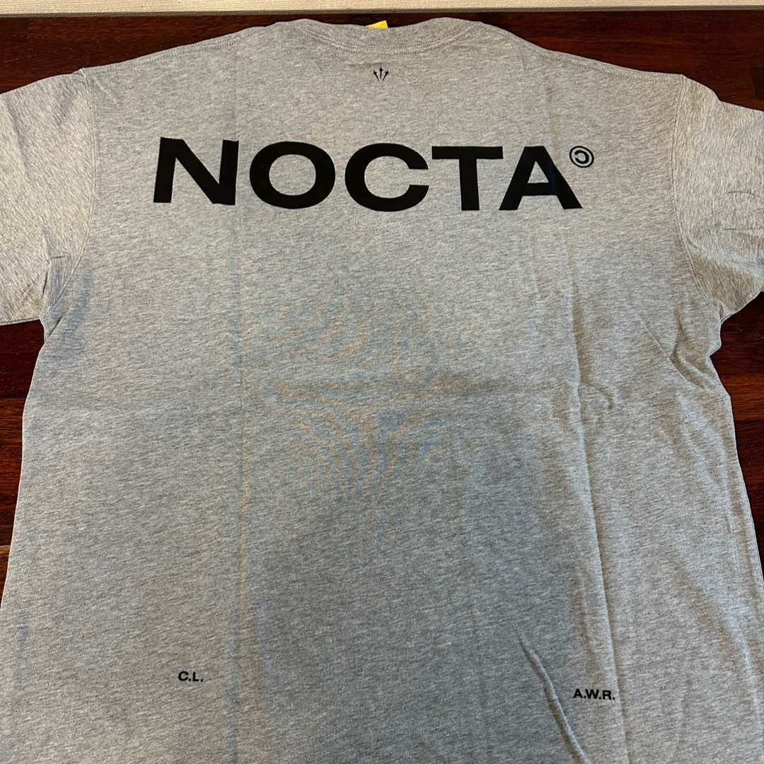 Nike x Drake Nocta Max 90 T-Shirt Dark Heather Grey (FN7663-063) 착용 스타일 - 2
