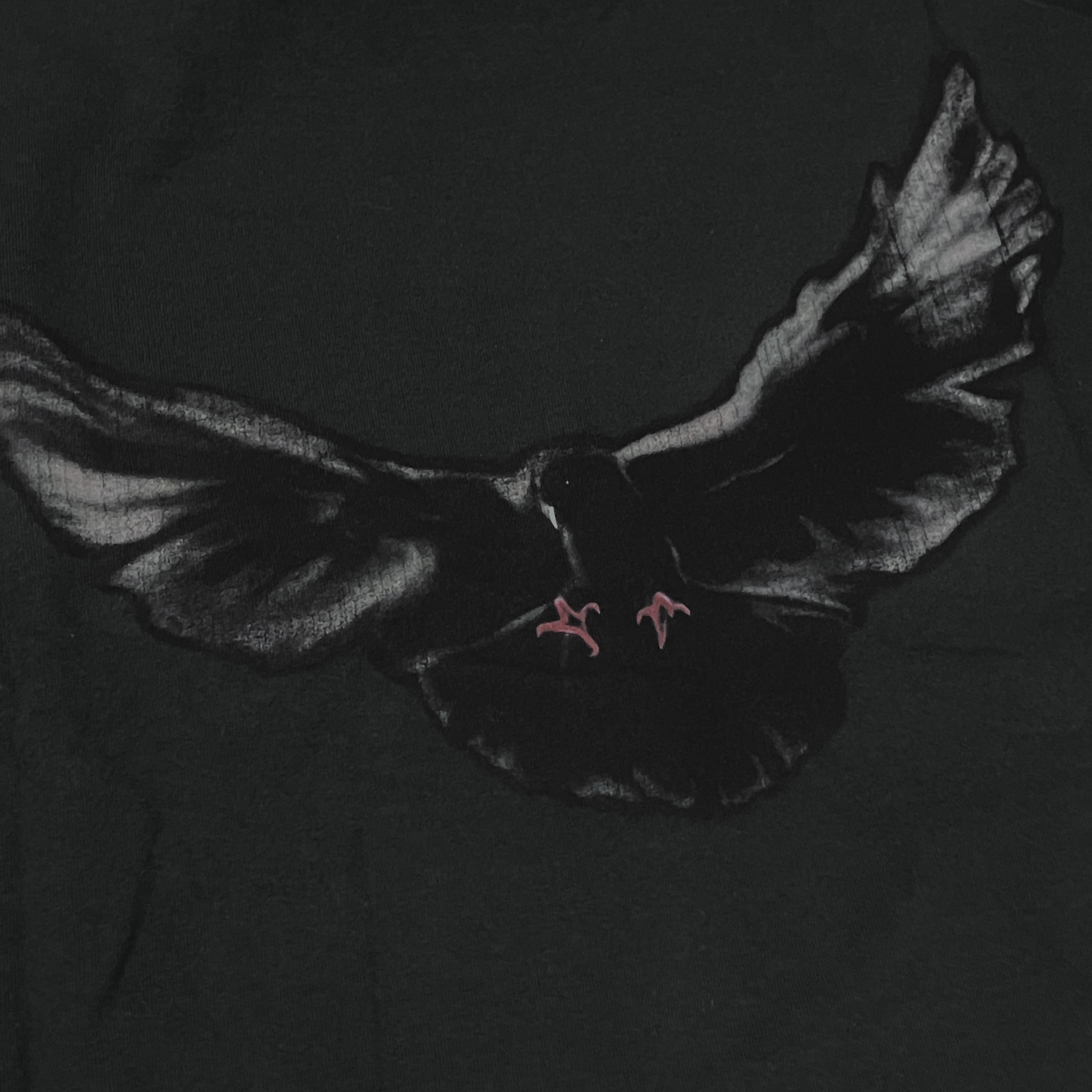 Yeezy Gap Engineered By Balenciaga Dove Long Sleeve T-Shirt Black 착용 스타일 - 1