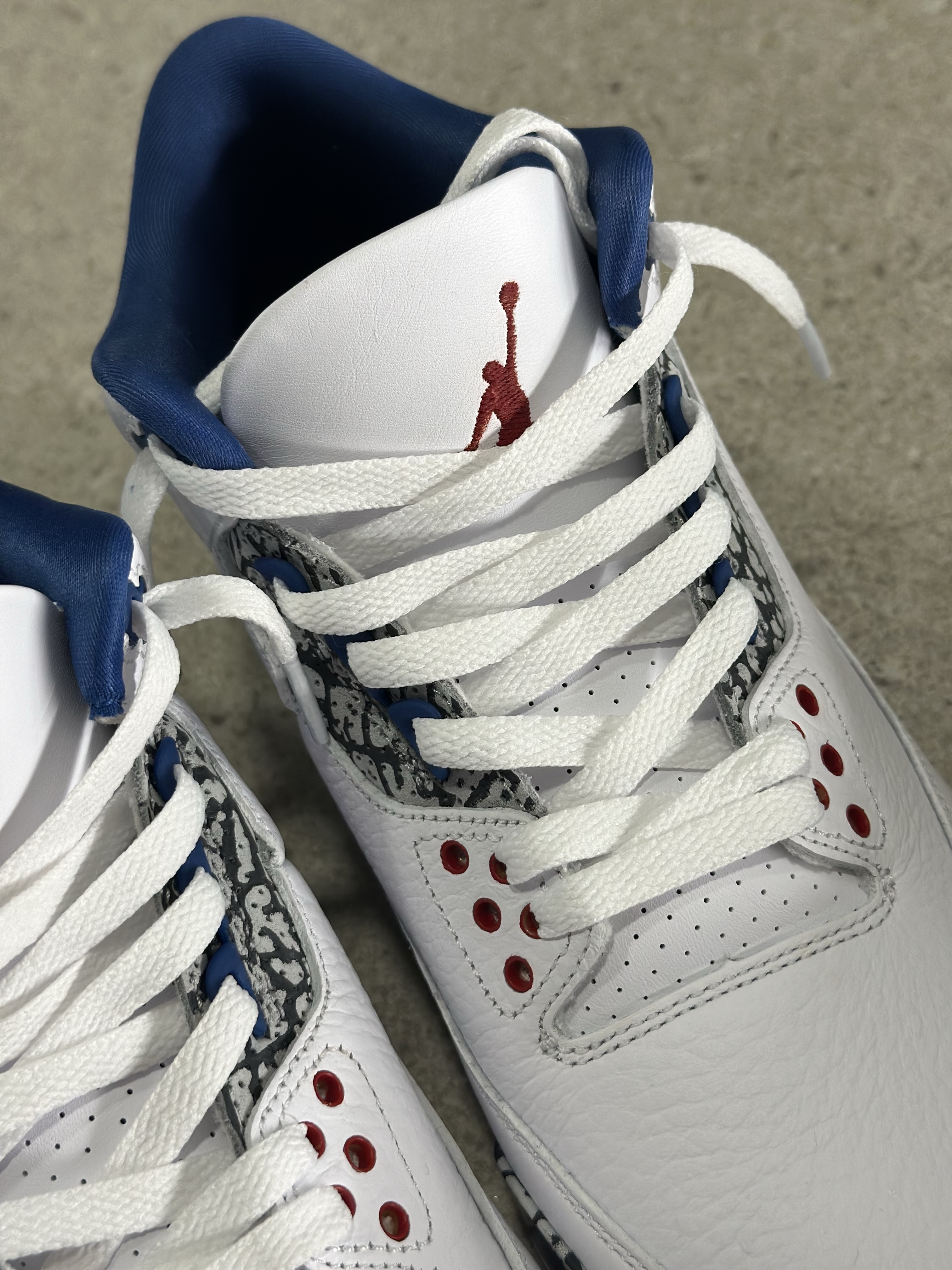 Jordan 3 Retro True Blue and Copper, Jordan 3 Retro OG True Blue 2016 착용 스타일 - 3