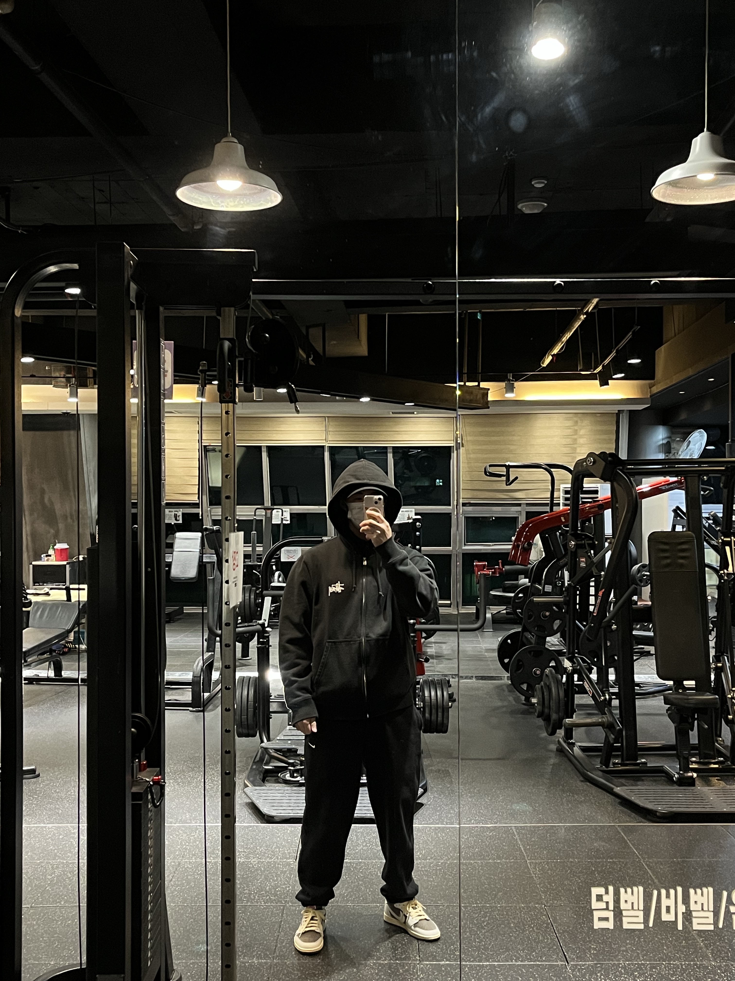 Stussy Basic Stussy Zip Hoodie Black 2021, Nike NRG Solo Swoosh Fleece Pants Black - US/EU 착용 스타일 - 1