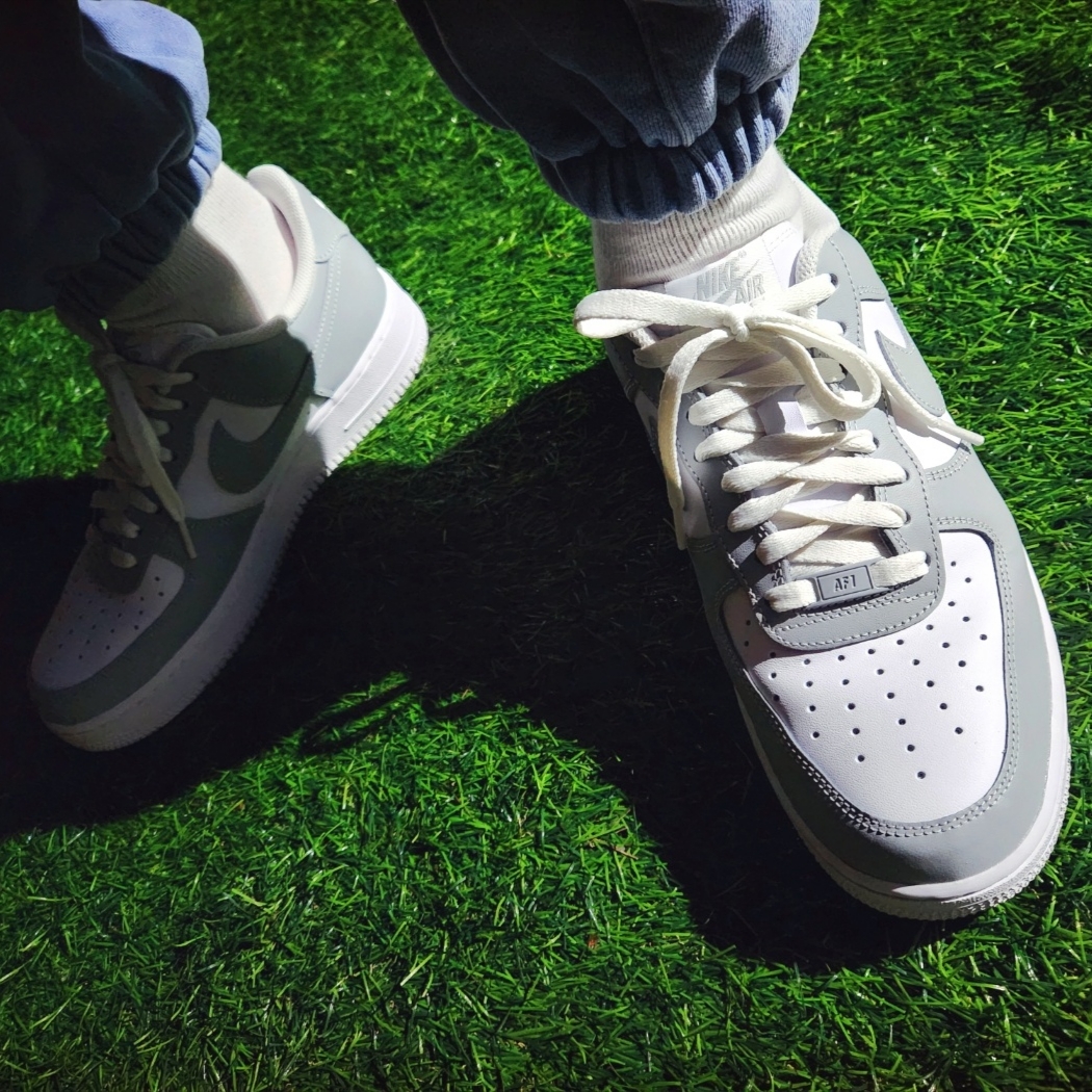 Stussy Low Pro Basic Strapback Powder Pink, Nike Air Force 1 Low White Grey 착용 스타일 - 4