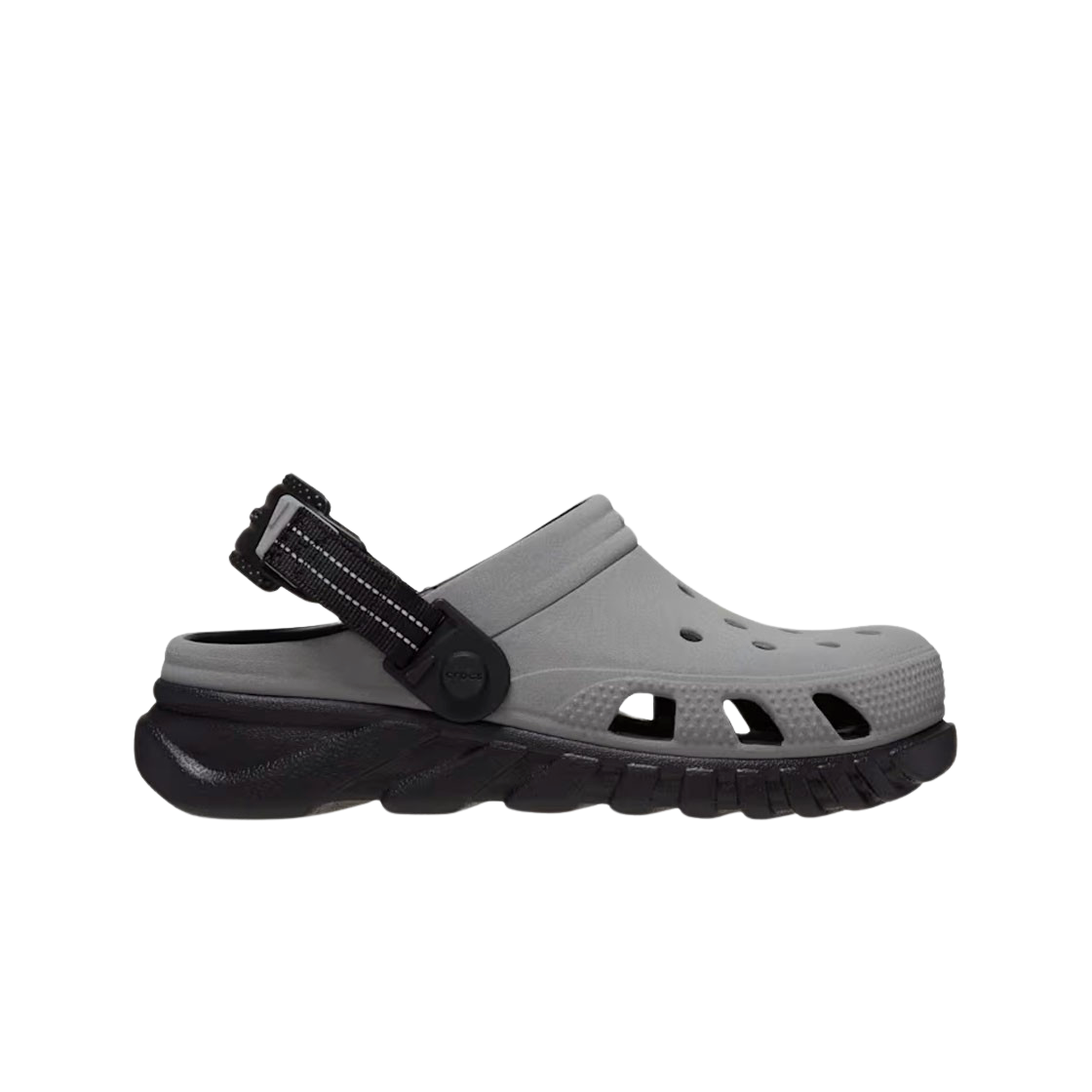 209744-0WN Crocs Duet Max II Super Reflective Clog Black