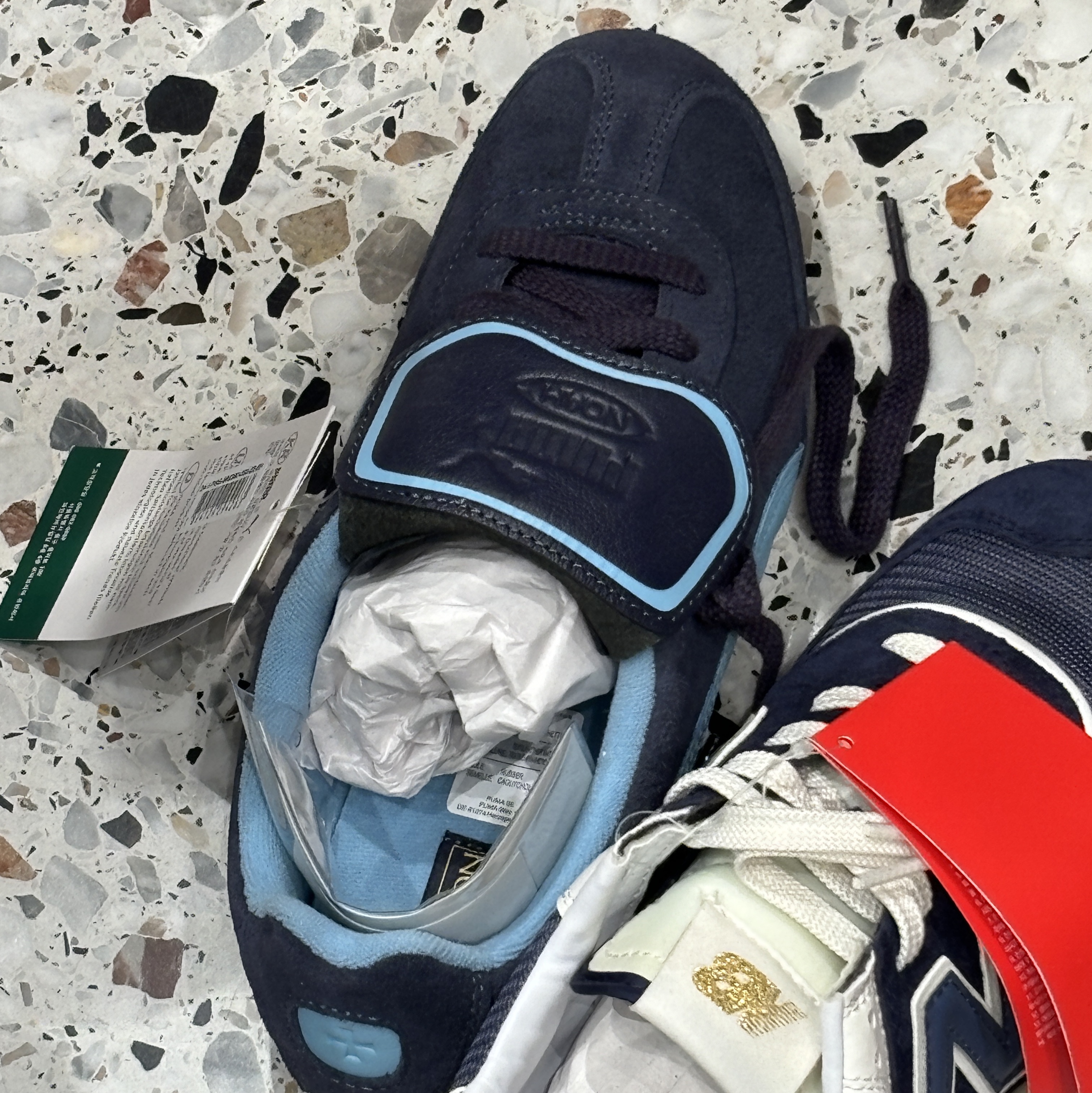 Puma x Noah Arizona New Navy Dusty Aqua 착용 스타일