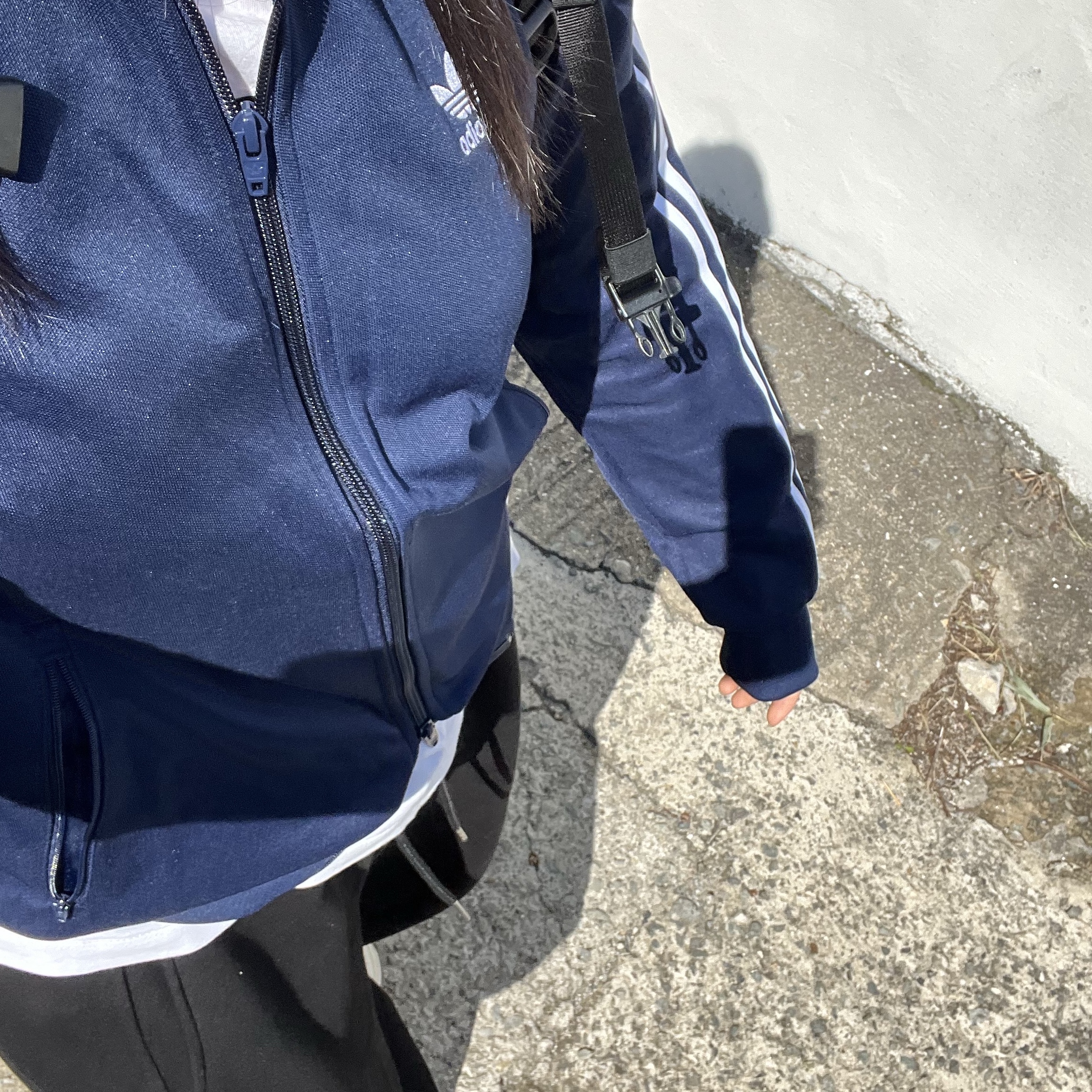 Adidas Adicolor Classic Beckenbauer Track Jacket Night Indigo - KR Sizing 착용 스타일