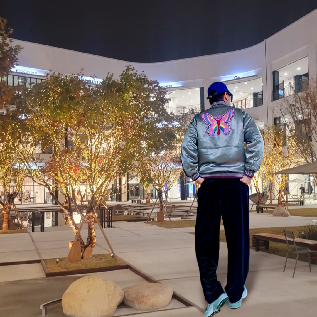 Supreme Washed Chino Twill Camp Cap Purple - 23SS, Needles Acetate Sateen Award Jacket Grey 착용 스타일 - 2