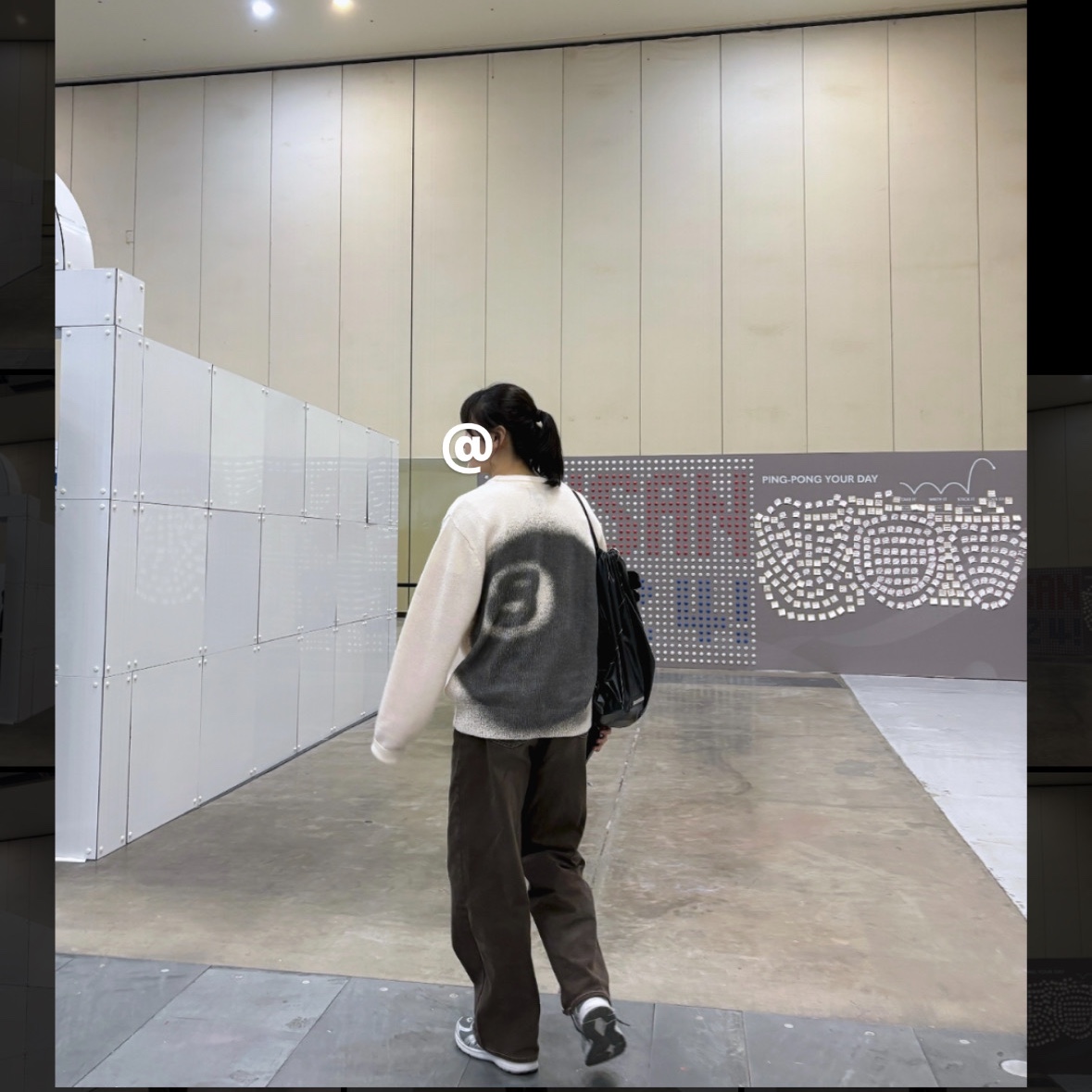 Stussy 8 Ball Spray Sweater Ivory, Asics Jog 100 S SMU Sheet Rock Pure Silver - 2E Wide 착용 스타일
