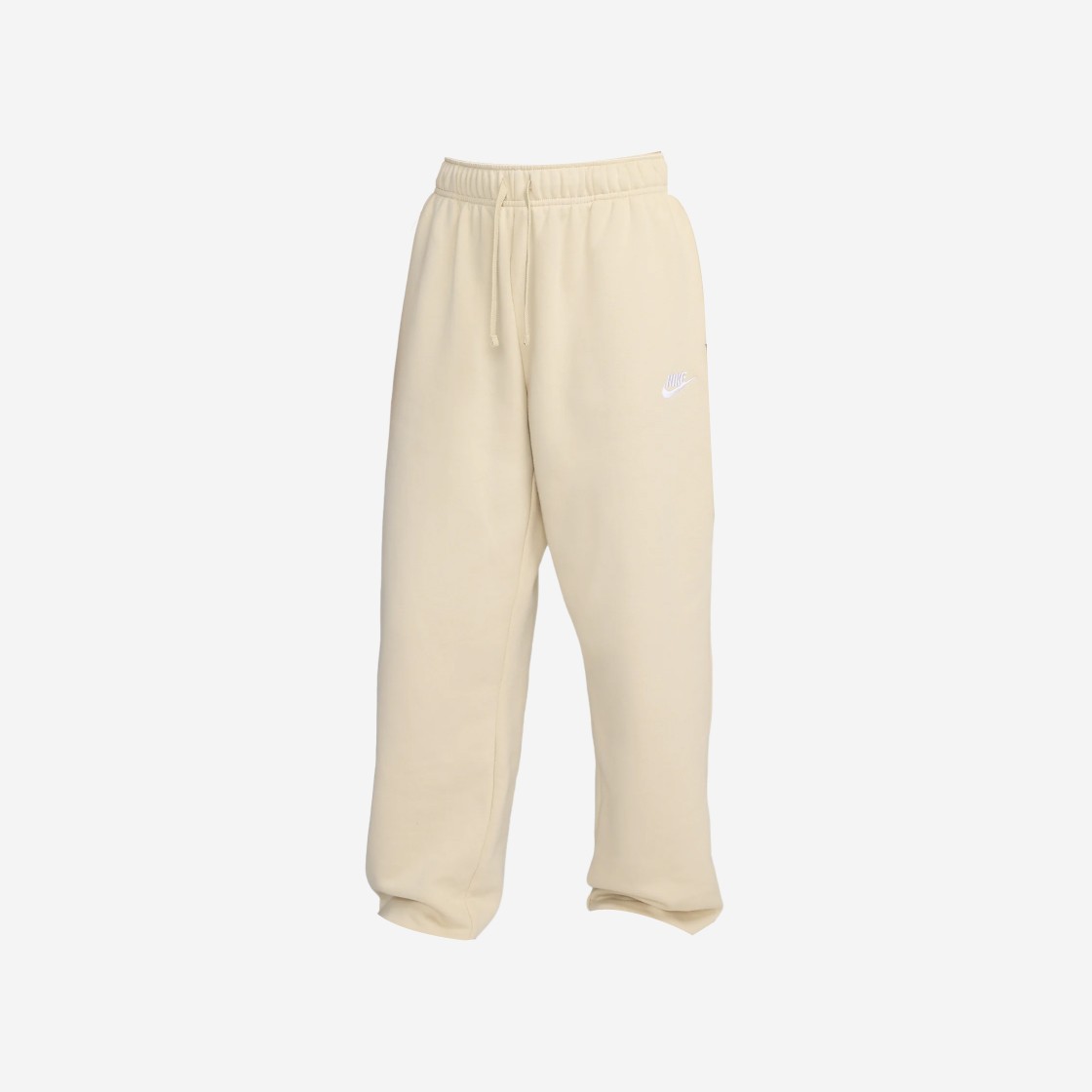 (W) Nike NSW Club Fleece Mid Rise Oversized Sweatpants Sanddrift - US/EU 상세 이미지 1