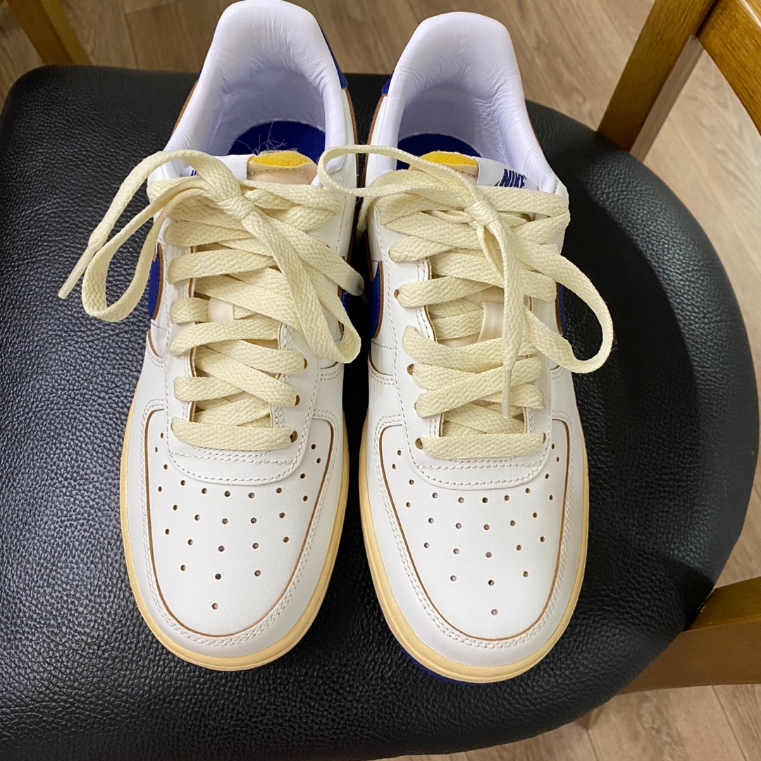 (W) Nike Air Force 1 '07 Sail Pale Vanilla 착용 스타일 - 4