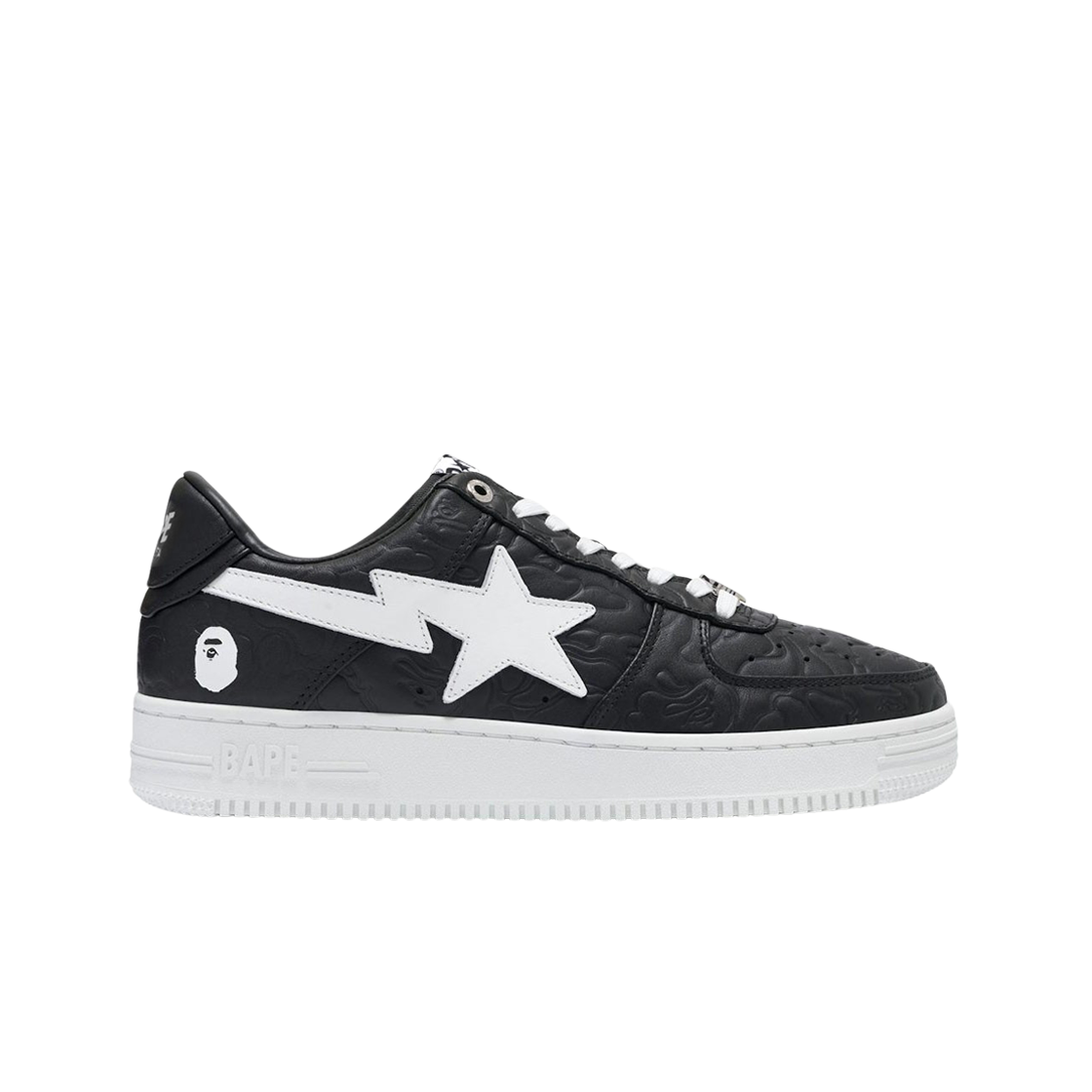 베이프 베이프 스타 #3 블랙 화이트(BAPE Bape Sta #3 Black White)