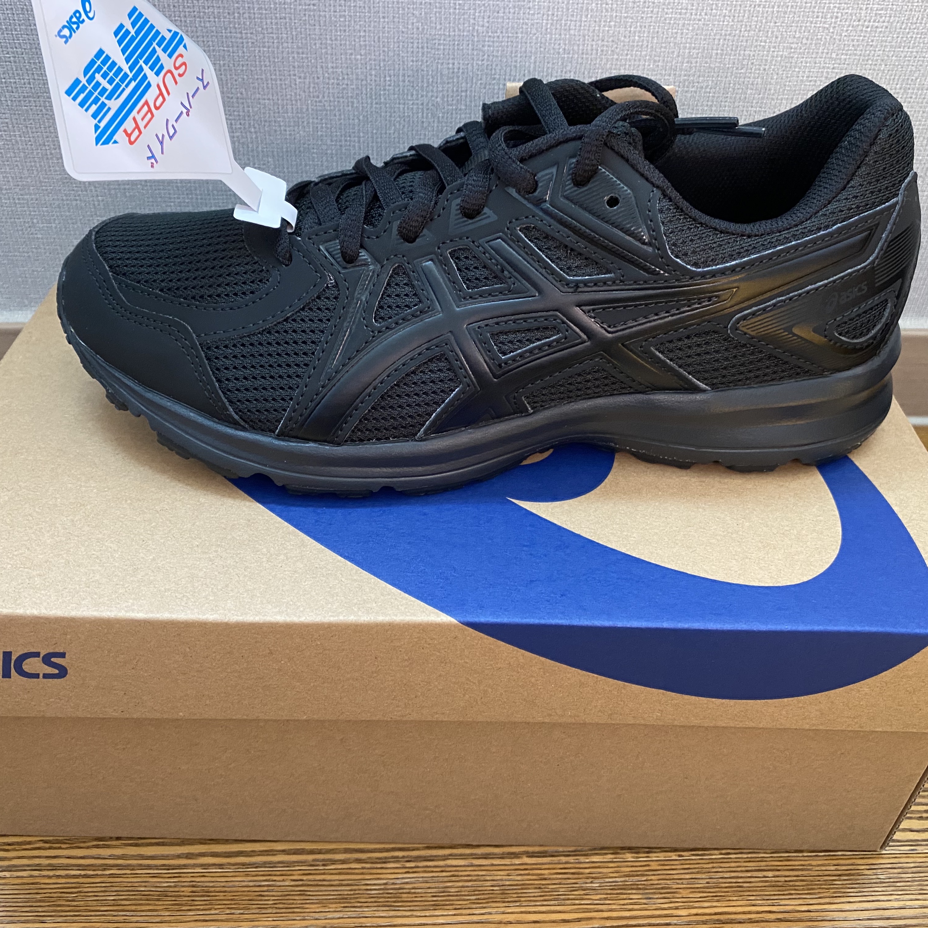 Asics Jog 100 2 Black 착용 스타일