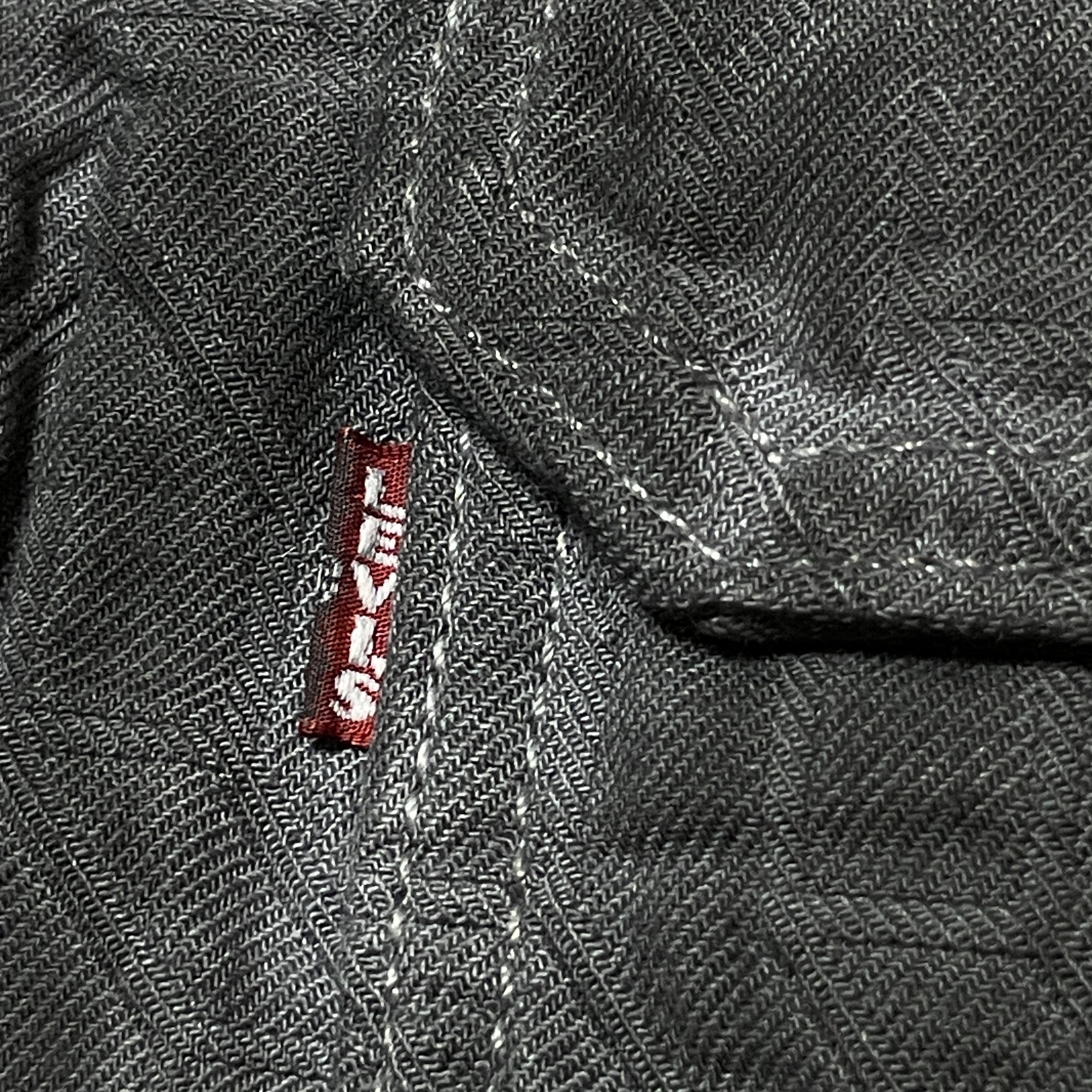 Stussy x Levi's Jacquard Trucker Jacket Black 착용 스타일 - 4