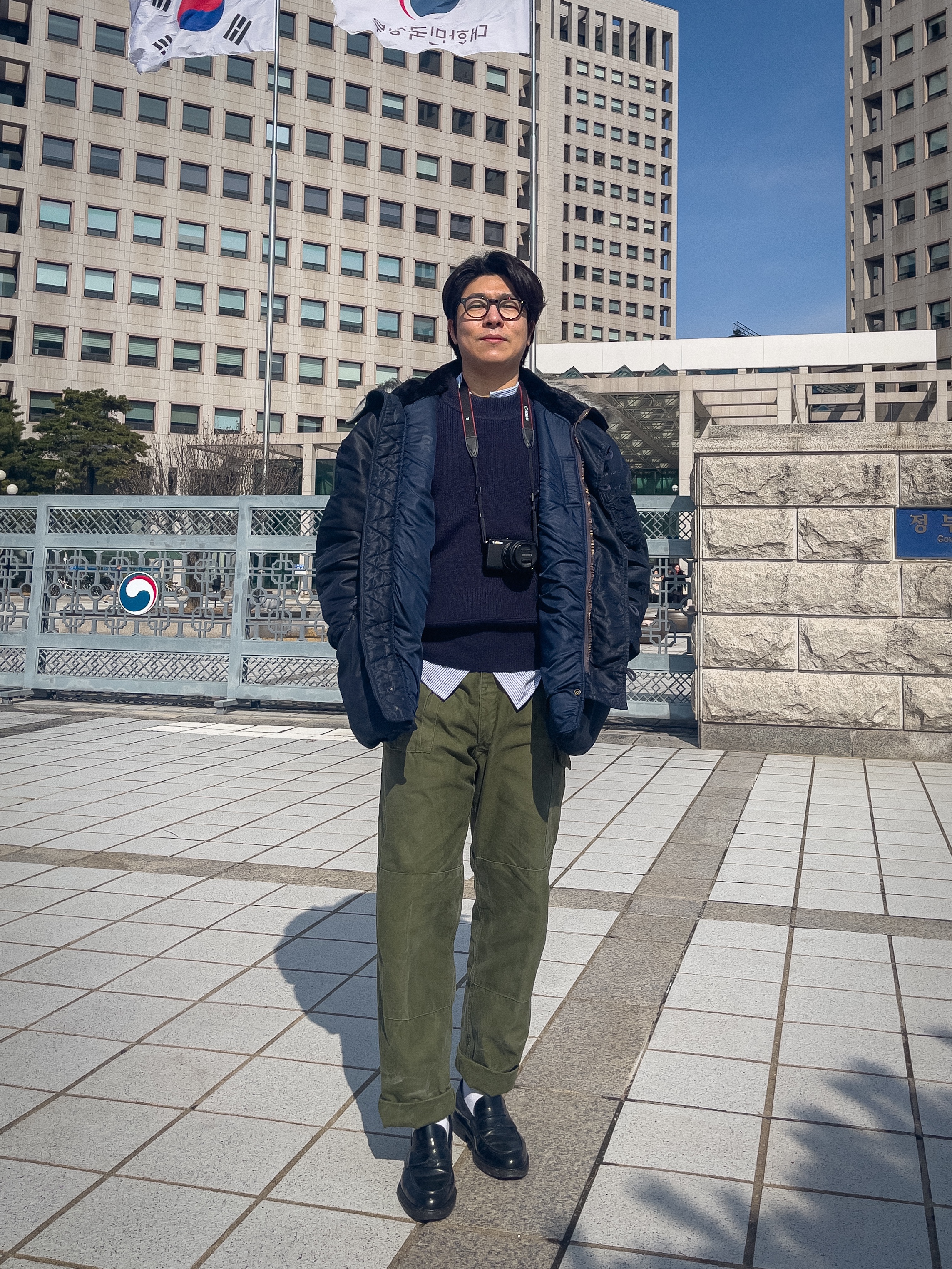 Hamilton Khaki Field Mechanical 38mm Nato Strap Green Black 착용 스타일 - 2