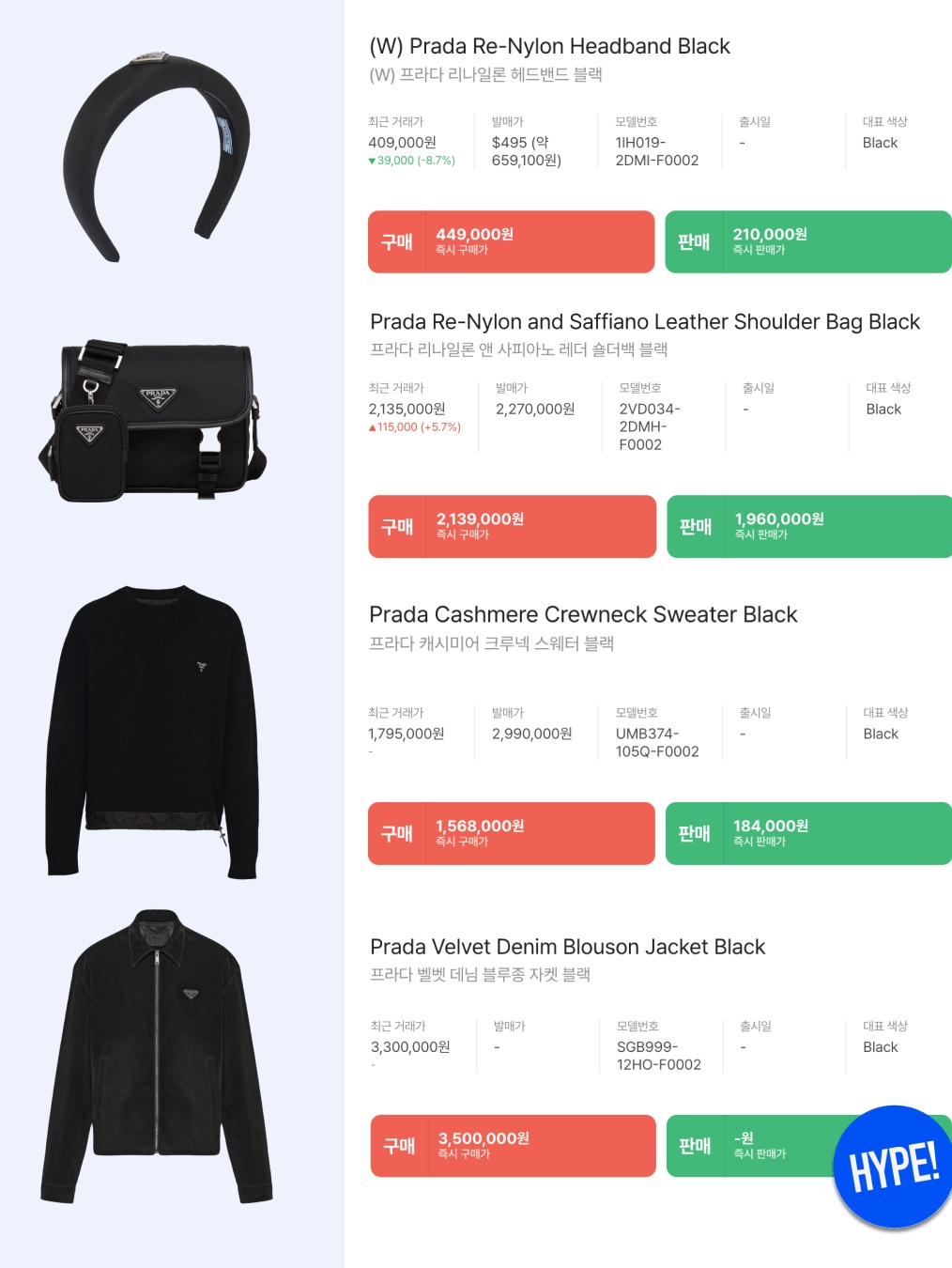 Prada Re-Nylon and Saffiano Leather Shoulder Bag Black, (W) Prada Re-Nylon Headband Black 착용 스타일 - 10