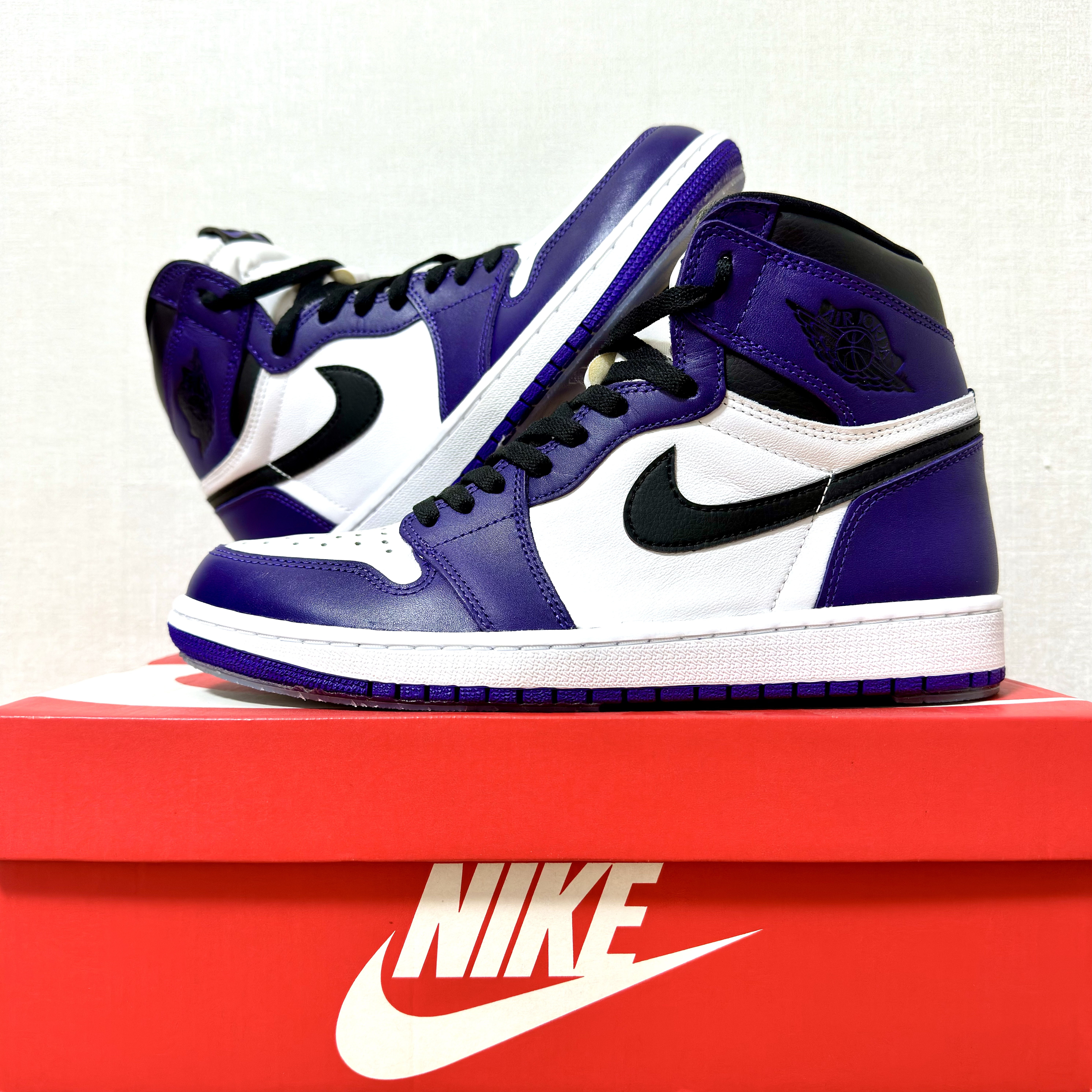 Jordan 1 Retro High OG Court Purple 2020, The North Face On Ball Jacket Black 착용 스타일 - 1