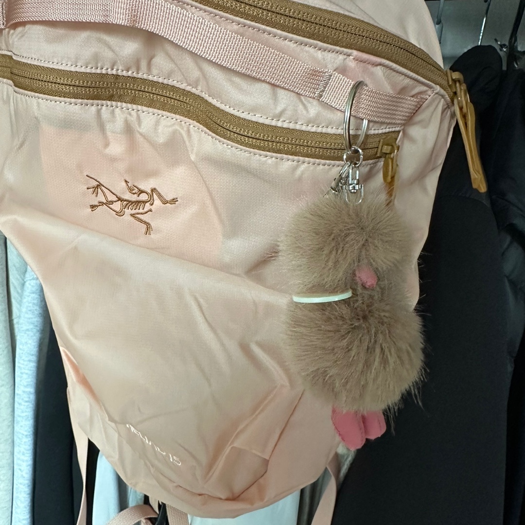 Arc'teryx Heliad 15 Backpack Light Hazelnut 착용 스타일