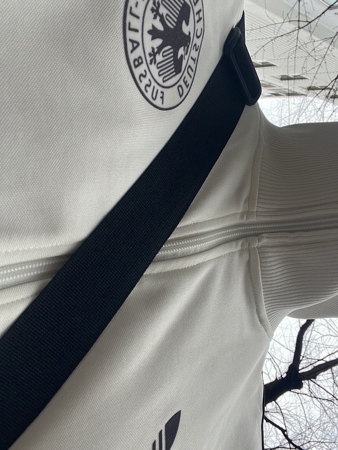 Adidas German Beckenbauer Track Top Off White - KR Sizing 착용 스타일