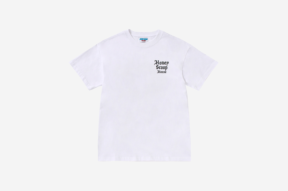 허니스쿱하우스 립스 티셔츠 화이트 | Honey Scoop House | KREAM Honey Scoop House Lips T-Shirt White