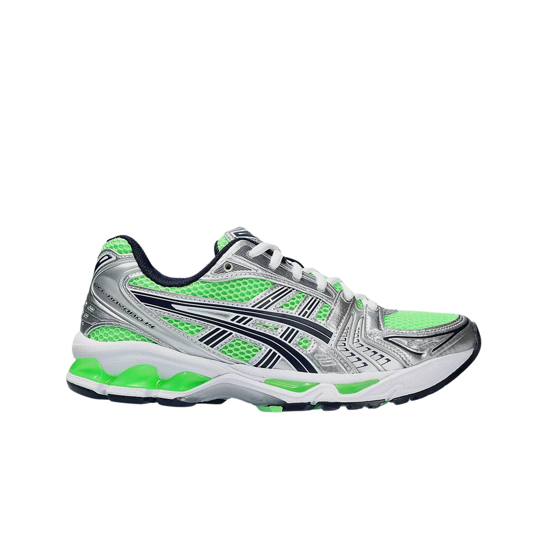 (W) 아식스 젤 카야노 14 브라이트 라임 미드나잇((W) Asics Gel-Kayano 14 Bright Lime Midnight)