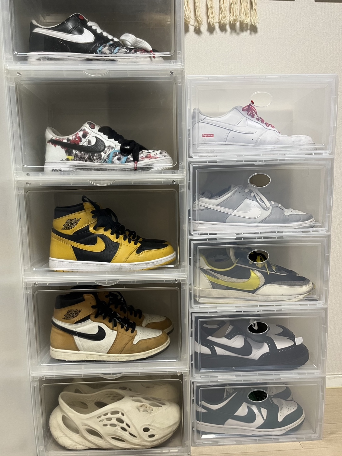 Nike x Peaceminusone Air Force 1 Low Para-Noise, Nike x Peaceminusone Air Force 1 Low Para-Noise 2.0 착용 스타일
