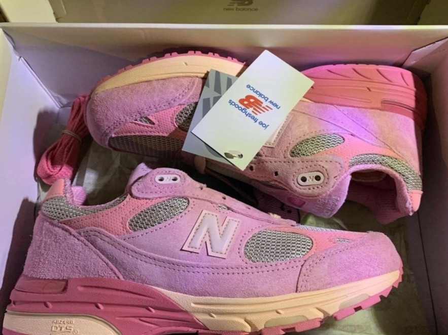 New Balance x Joe Freshgoods 993 Made in USA Powder Pink 착용 스타일