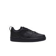 (GS) Nike Court Borough Low Recraft Triple Black
