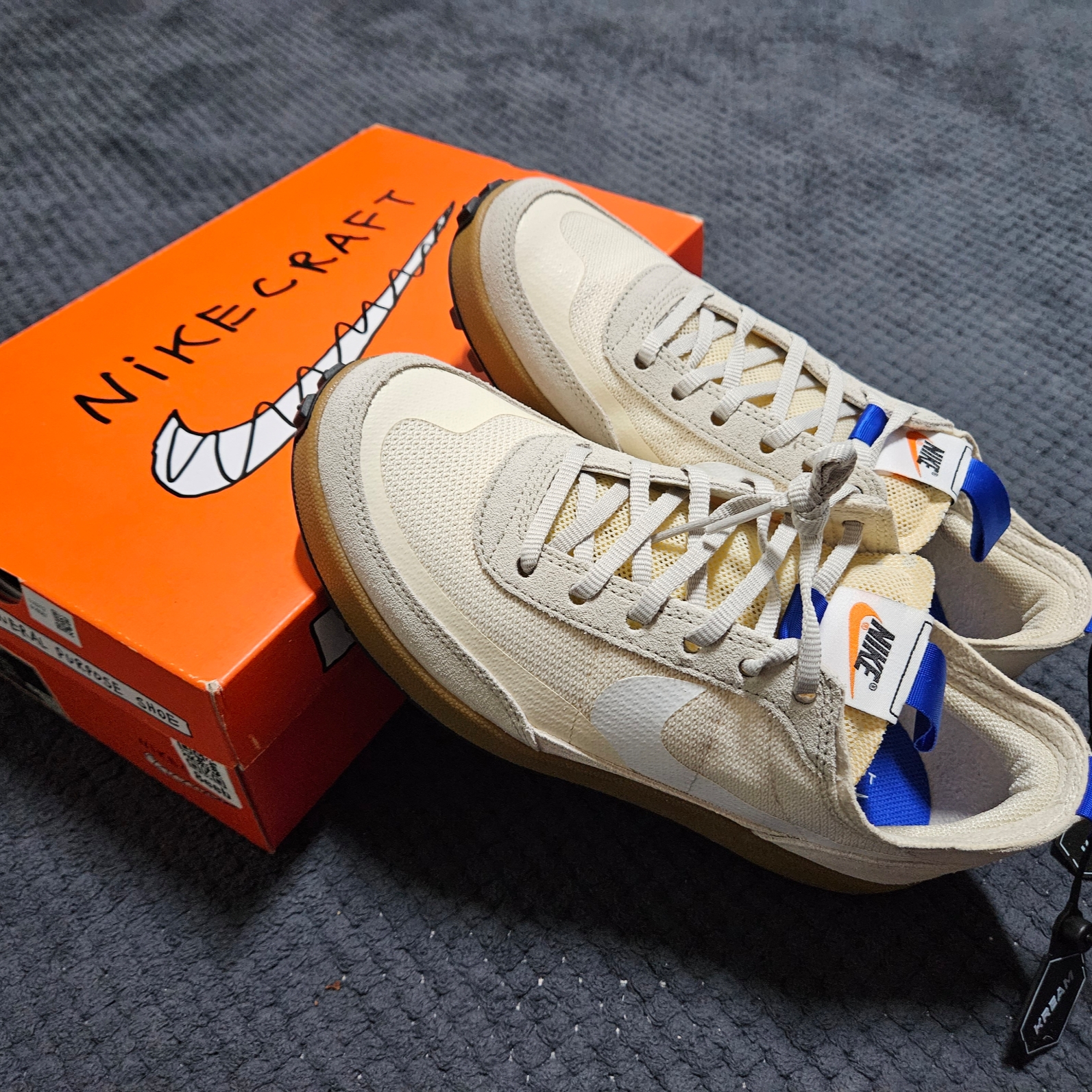 Nike x Tom Sachs General Purpose Shoe Light Cream 착용 스타일 - 1