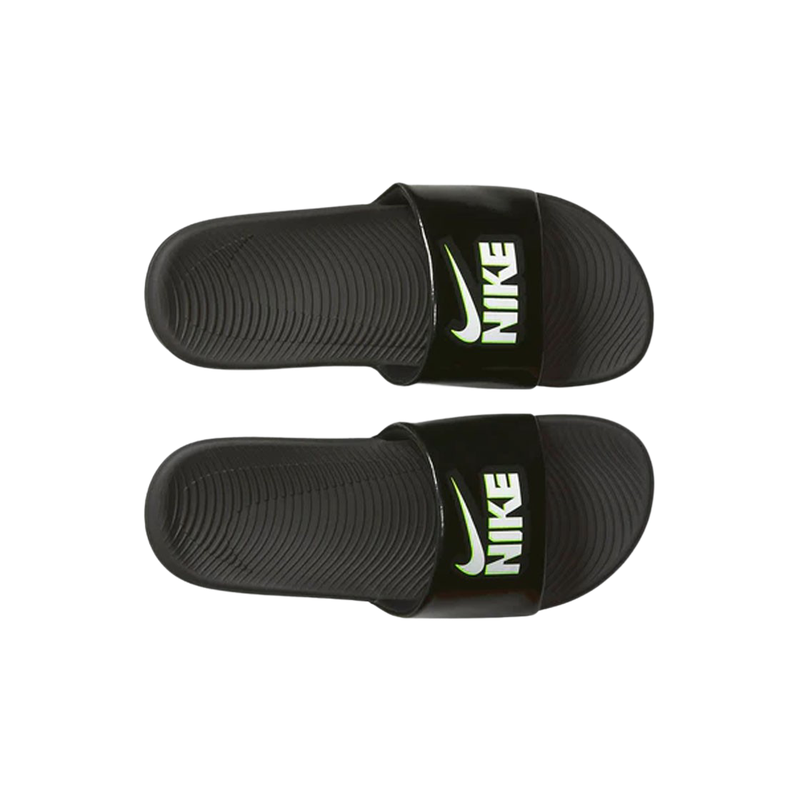 (GS/PS) 나이키 카와 펀 슬라이드 블랙 볼트((GS/PS) Nike Kawa Fun Slide Black Volt) - 2