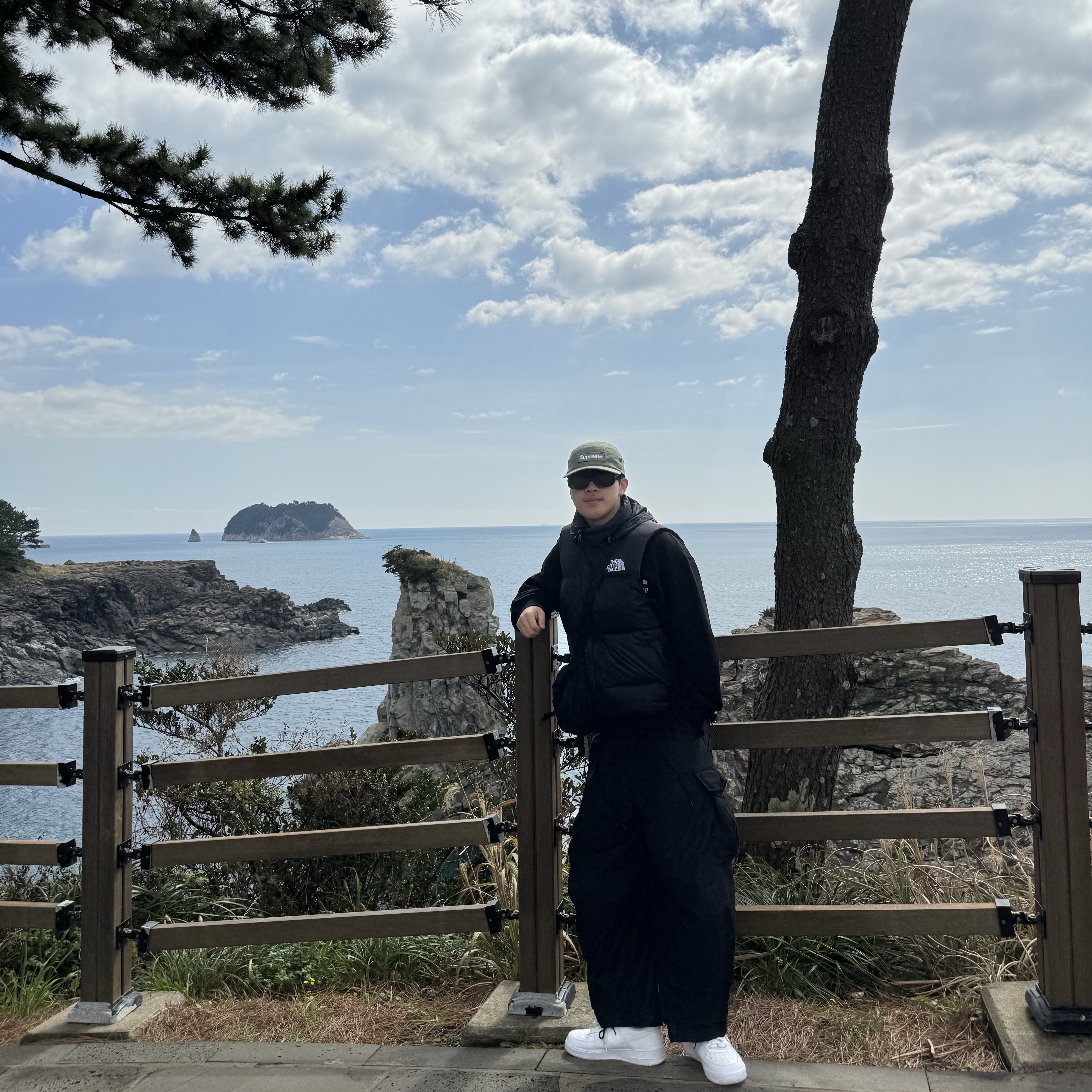 Needles H.D. BDU Pants Black, Supreme Military Camp Cap Olive - 23FW 착용 스타일
